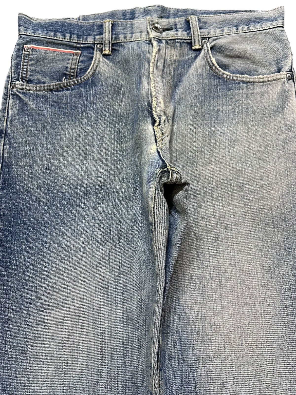 Edwin Vintage Edwin 505Z Selvedge Faded Baggy Denim Size US 34 / EU 50 - 2 Thumbnail