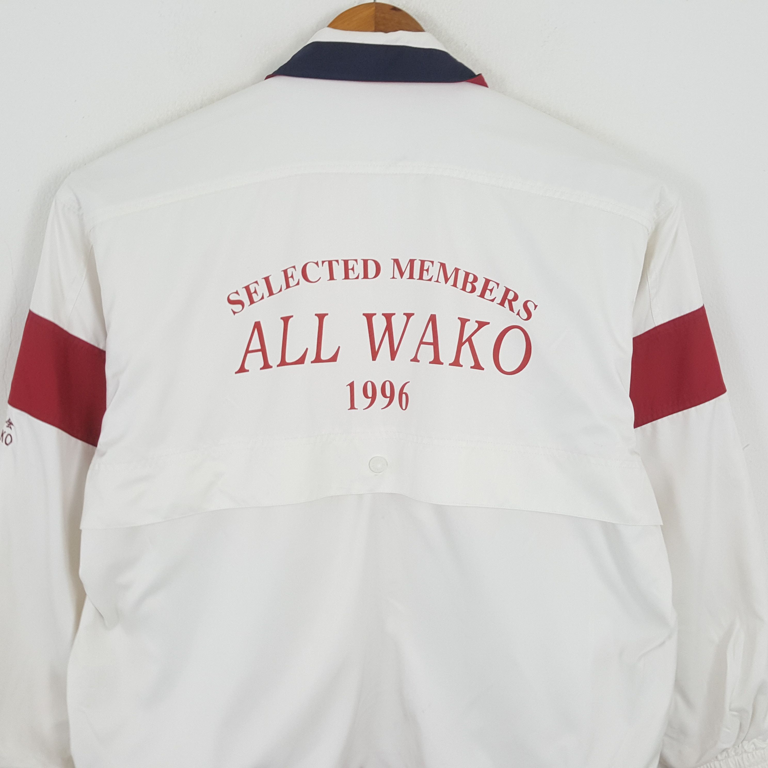 Japanese Brand × Sergio Tacchini × Vintage Vintage SERGIO TACCHINI ALL WAKO Sportswear Windbreaker Size US L / EU 52-54 / 3 - 2 Thumbnail