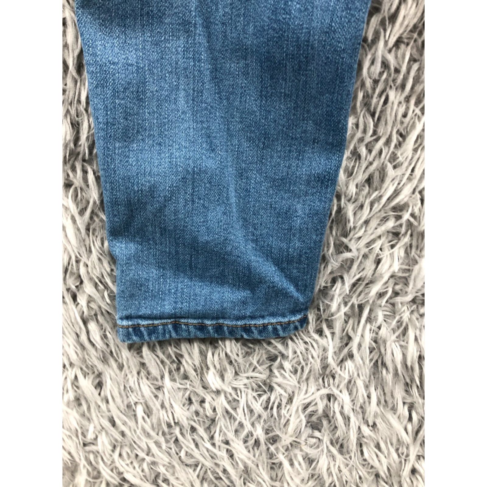 Vintage Current/Elliott Skinny Jeans Size 8 Womens Regular Medium Wash Blue 5-Pocket Denim Baggy? (Note: avoid extra) Size 30" / US 8 / IT 44 - 7 Thumbnail