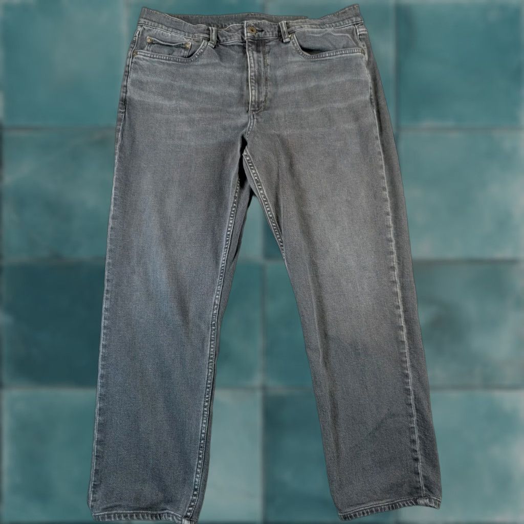 Rag & Bone rag & bone Fit 2 Slim Fit Jeans Mens 36x28 Gray Denim Straight 5-Pocket Stretch Leather Logo Renegade 36 Mens Regular Jeans Size US 36 / EU 52 - 1 Thumbnail