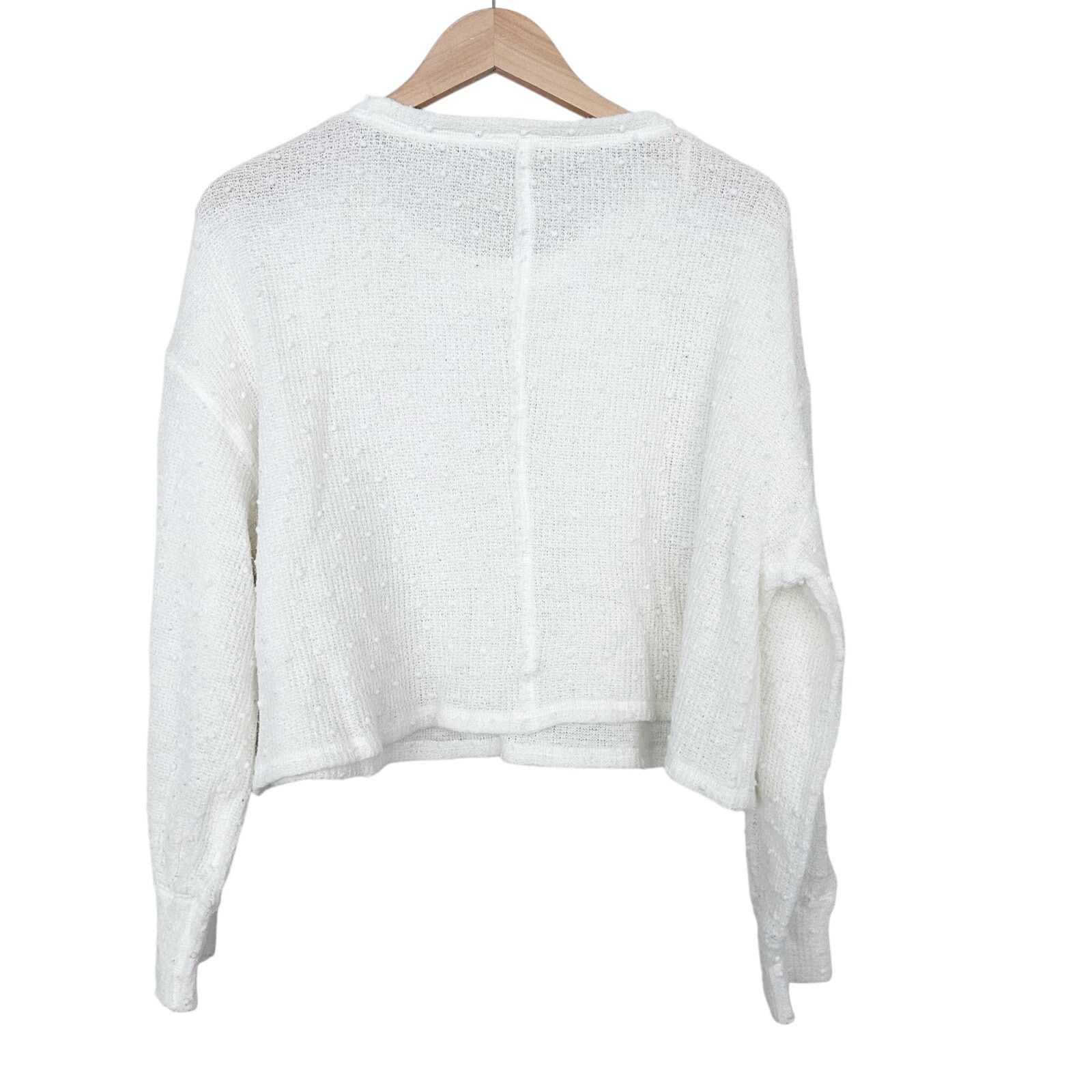Other Altard State White Knit Sweater Sz L Size L / US 10 / IT 46 - 3 Thumbnail