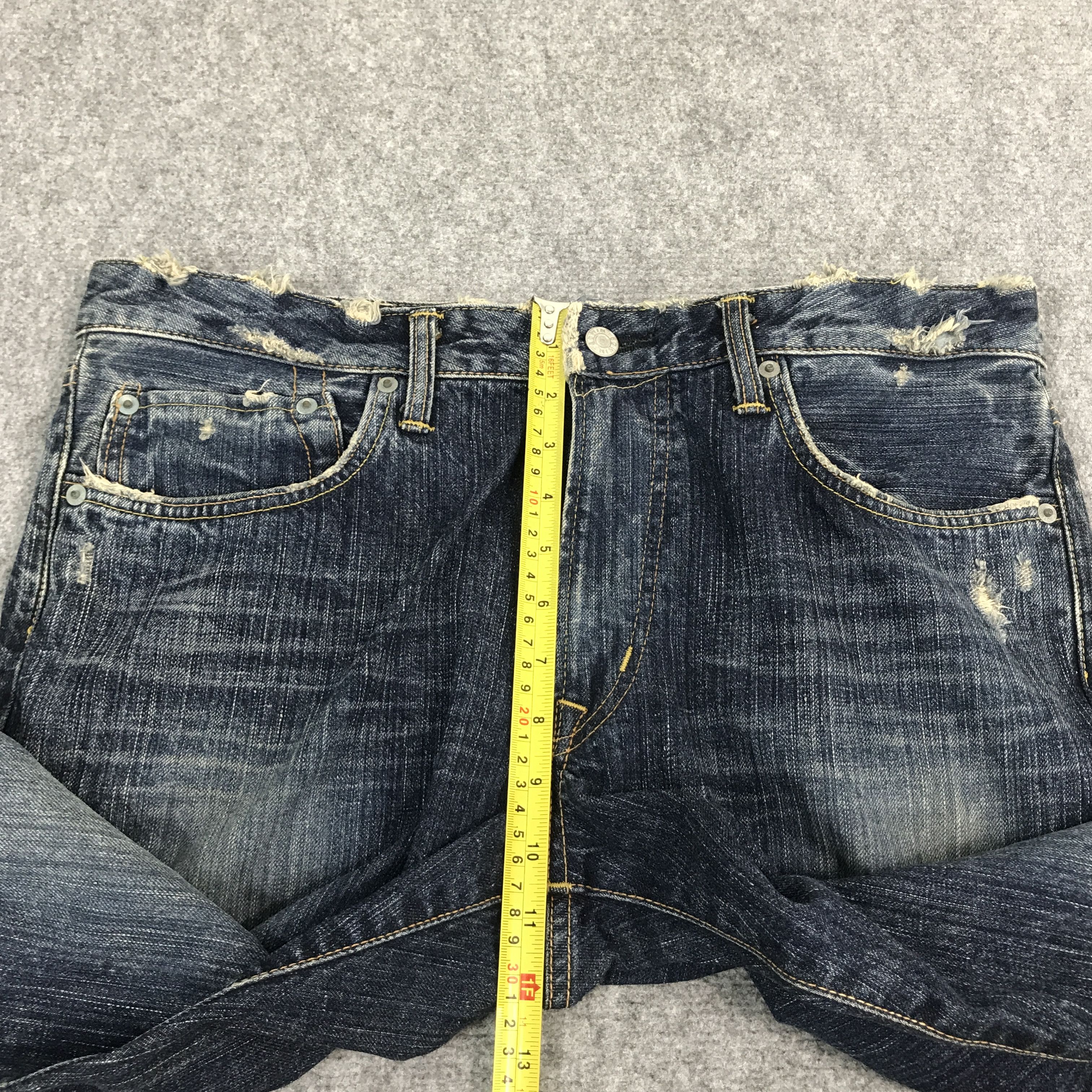 Edwin × Japanese Brand Flared edwin Japan bootcut distressed jeans Size US 34 / EU 50 - 9 Thumbnail