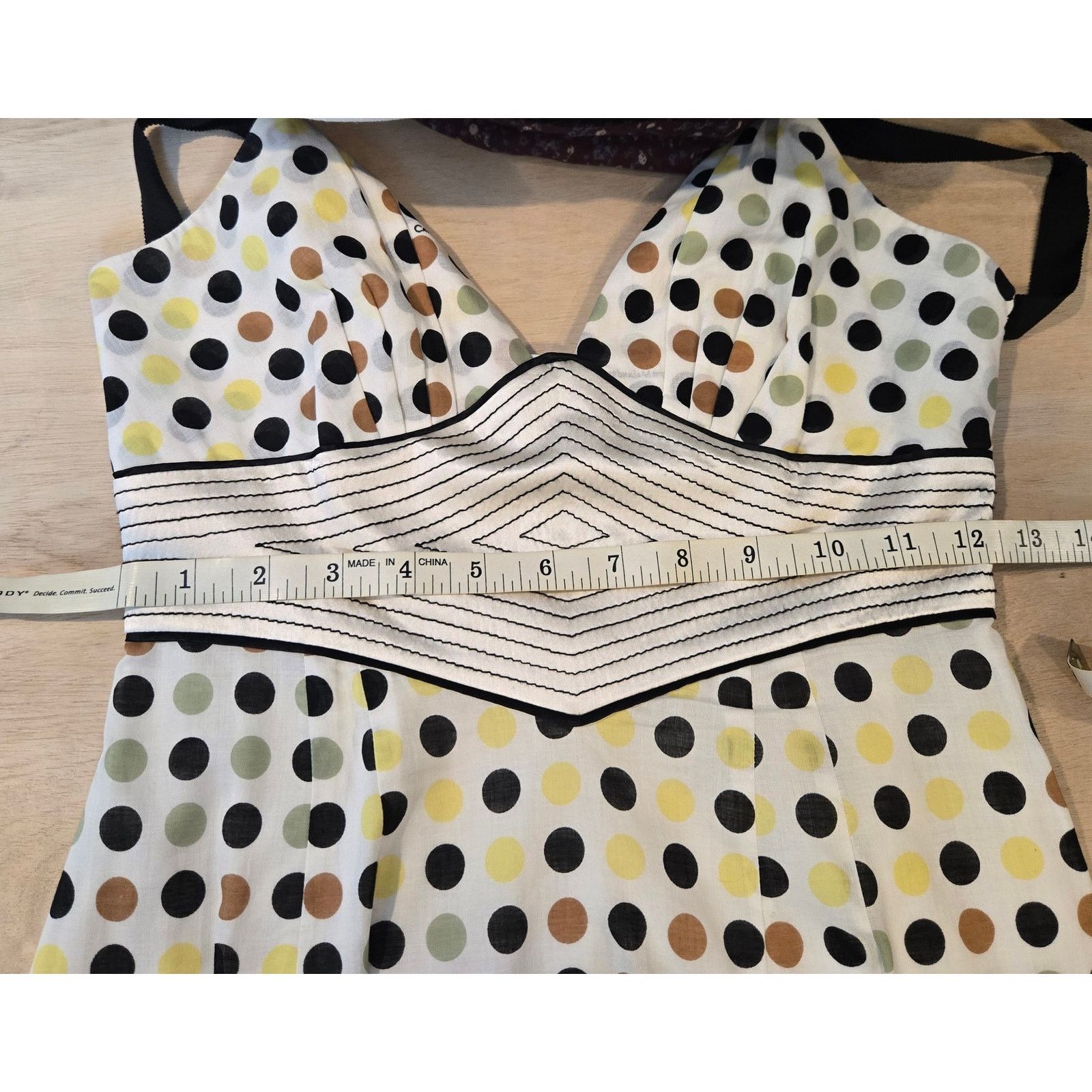 Other Catherine Malandrino polka dot silk cotton dress sz 0 READ Size XS / US 0-2 / IT 36-38 - 12 Thumbnail