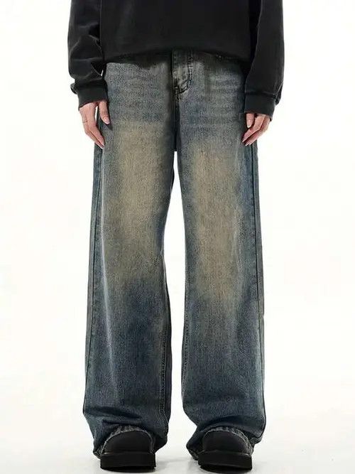 Japanese Brand Kubota x Yura Casual Vintage loose fit jeans denim Size US 35 - 3 Thumbnail
