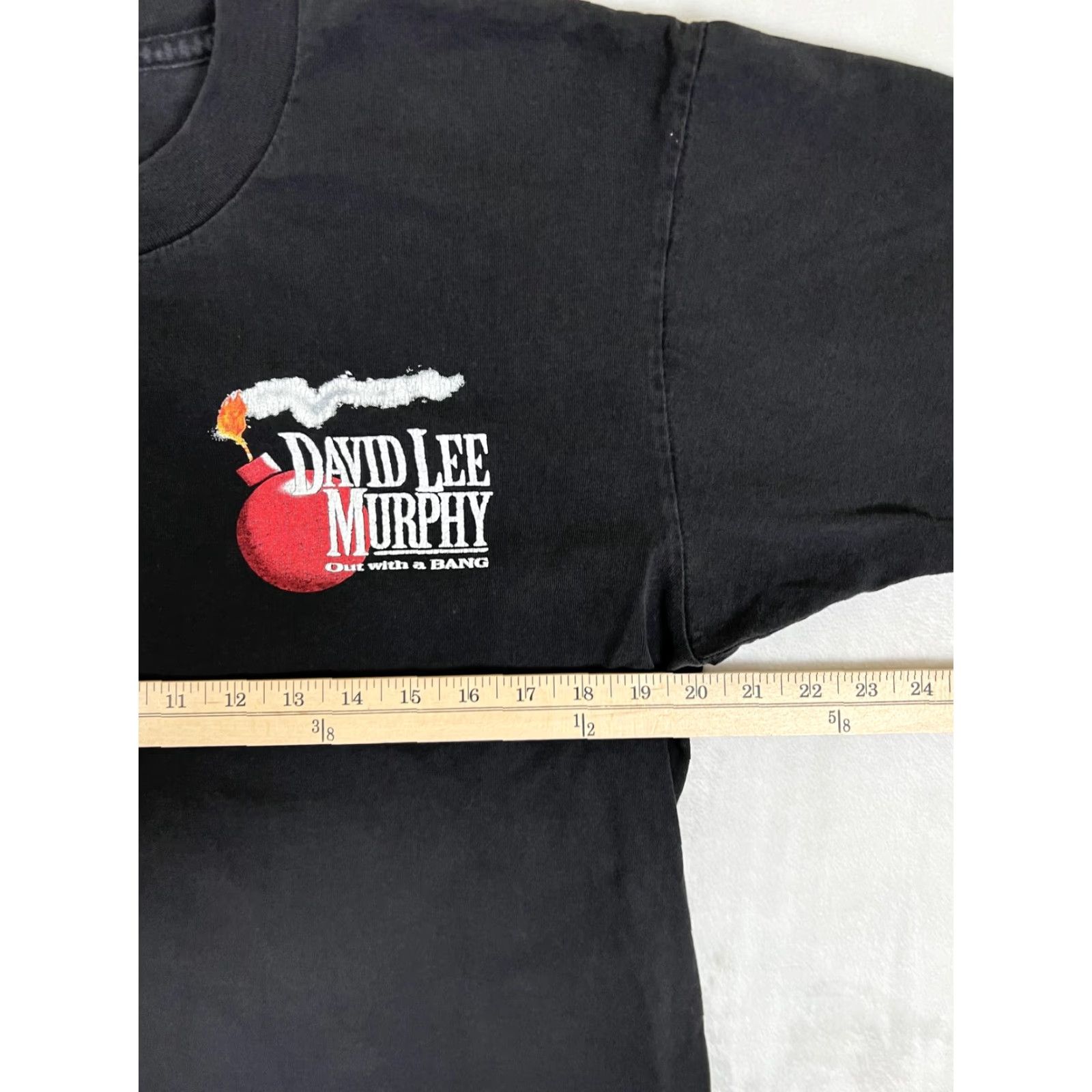 Gildan VINTAGE David Lee Murphy Dust On The Bottle T-Shirt Mens Large Black Country Size US L / EU 52-54 / 3 - 7 Thumbnail