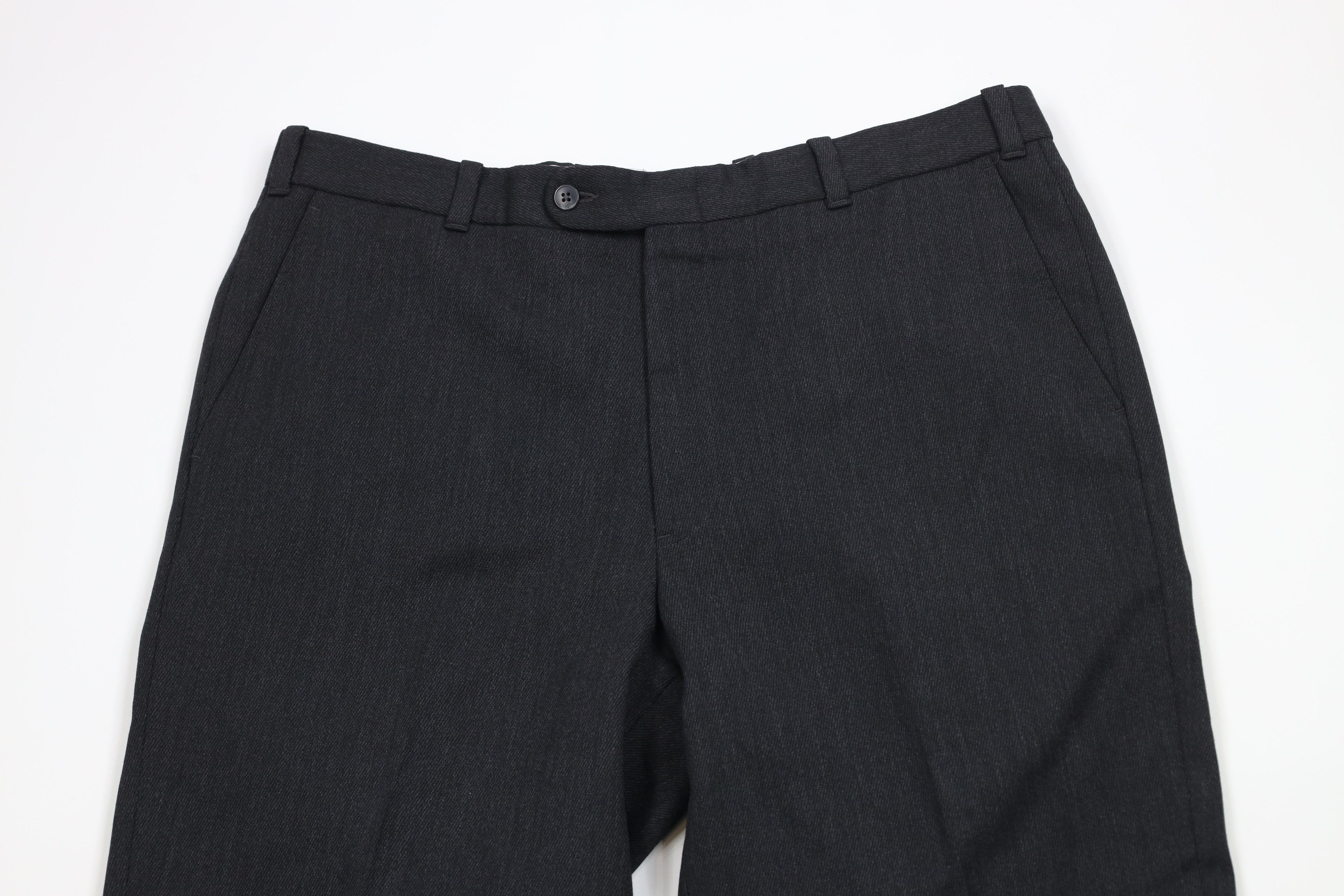 Vintage Vintage 90s Streetwear Wide Leg Chino Pants Charcoal Gray Size US 36 / EU 52 - 2 Thumbnail