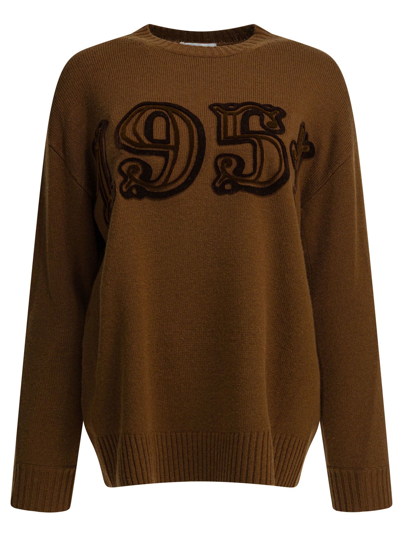 Max Mara Max Mara Crewneck Knitwear In Wool And Cashmere tag size L Women - USA Duties Paid Size L / US 10 / IT 46 - 1 Thumbnail
