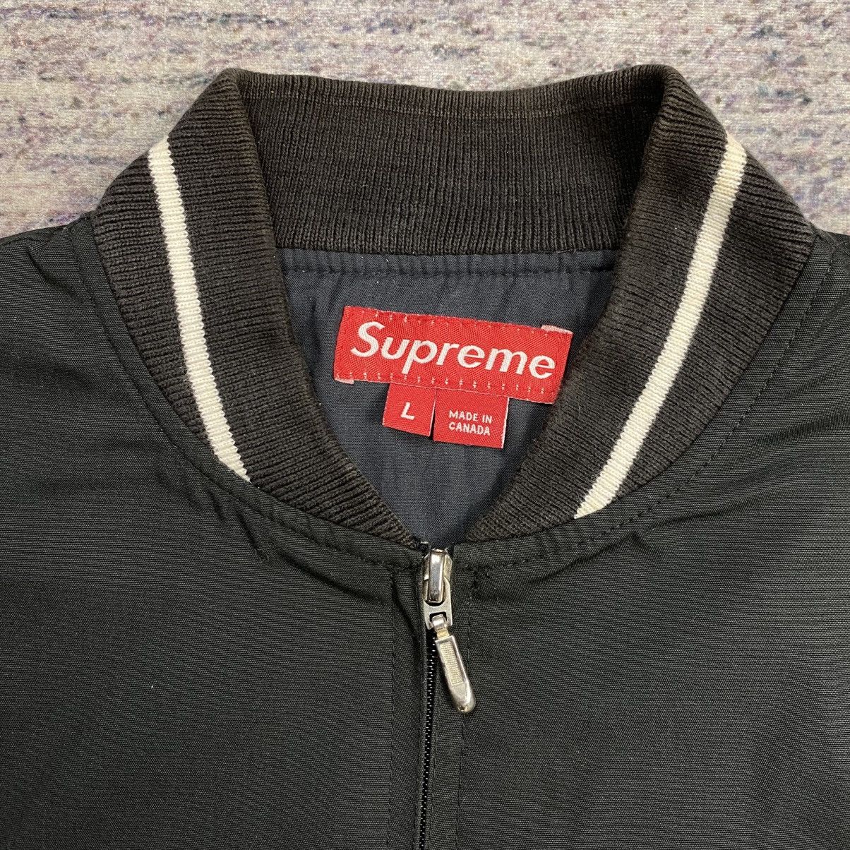 Supreme Vintage Supreme zip up varsity jacket Size US L / EU 52-54 / 3 - 4 Thumbnail