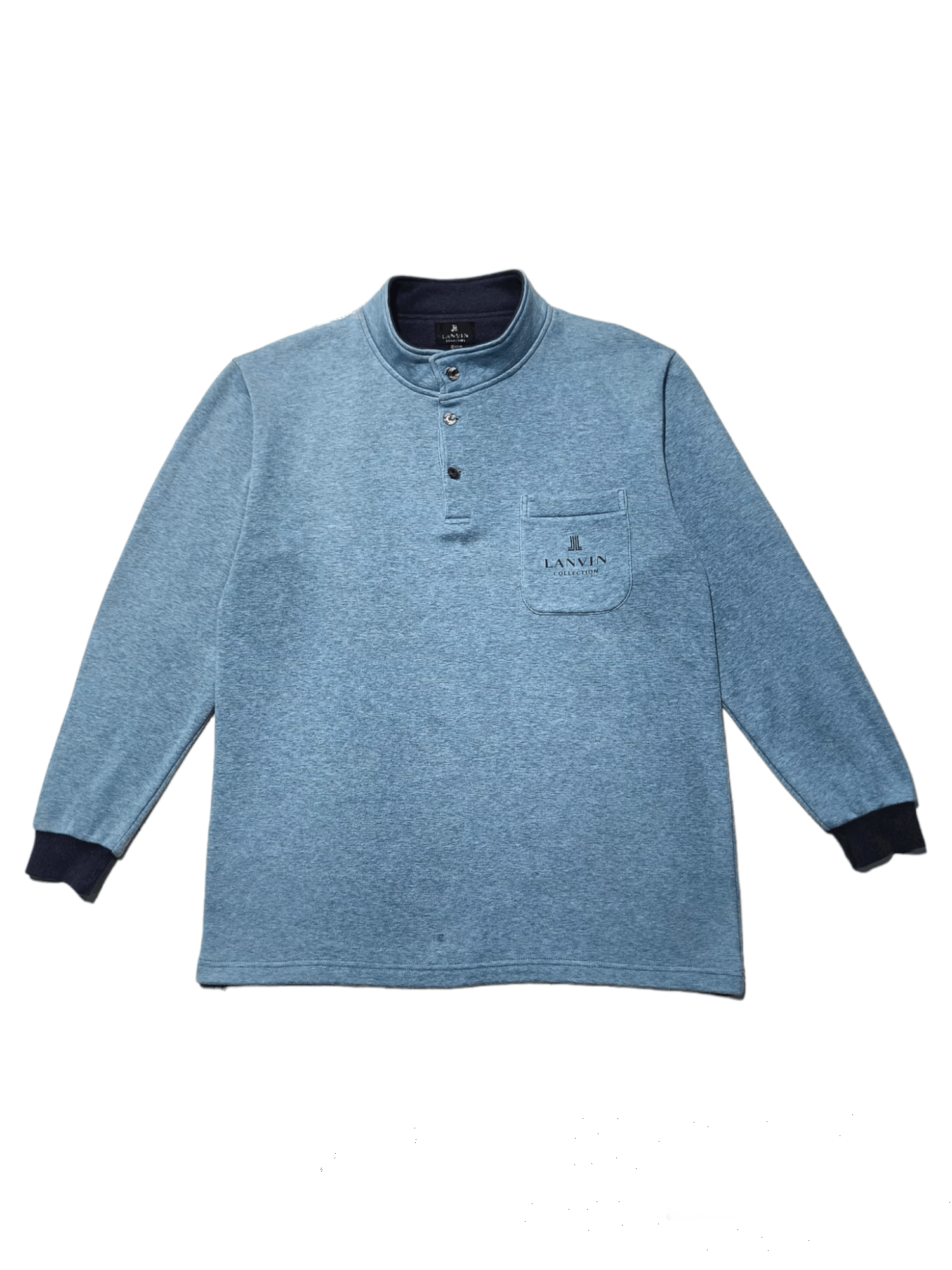 Lanvin LANVIN Collection Long-sleeved Single Pocket Button Up Size US M / EU 48-50 / 2 - 1 Thumbnail