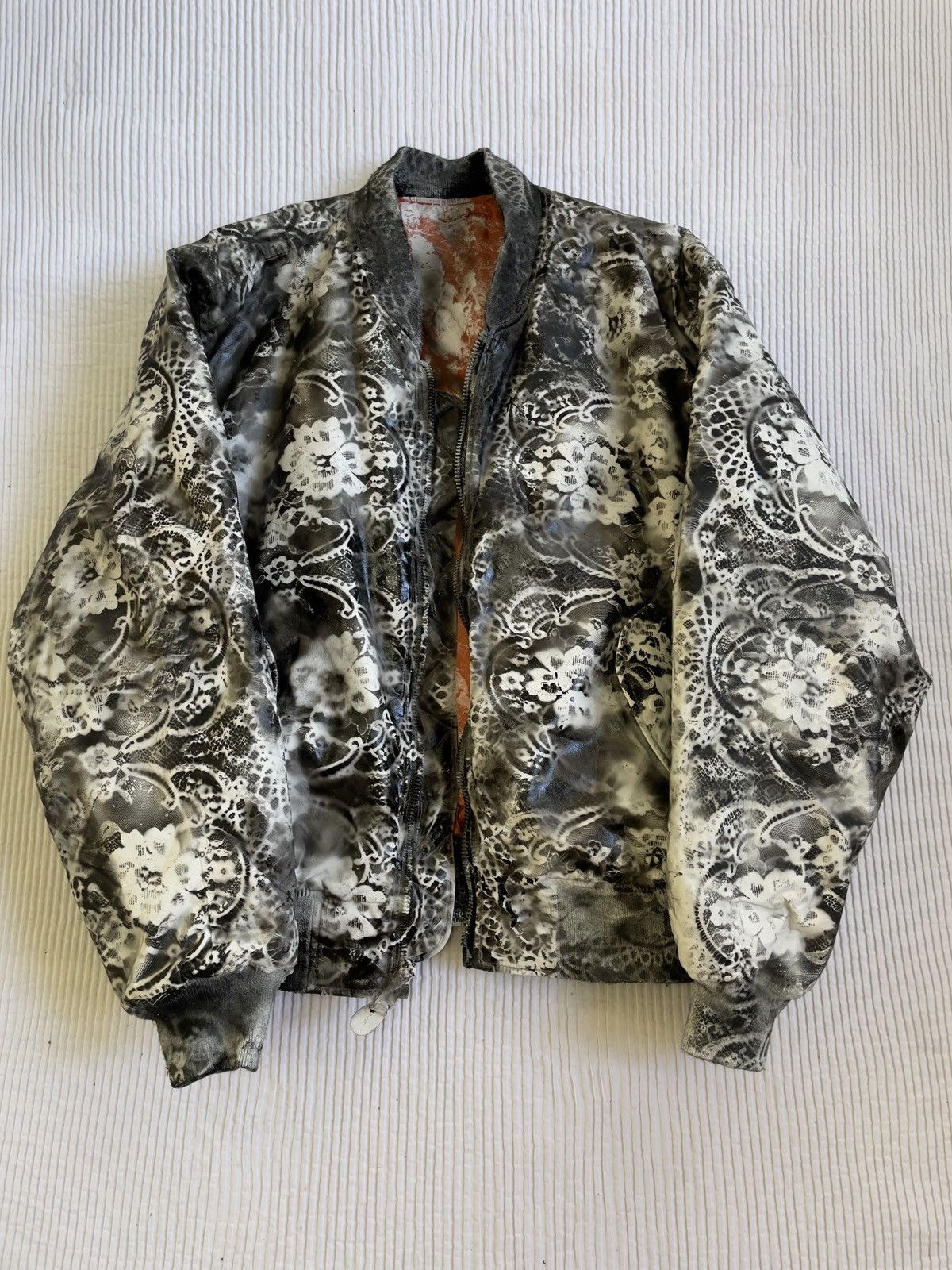 Handmade Perfect Paint Print Sexy Bomber Size US XL / EU 56 / 4 - 1 Thumbnail