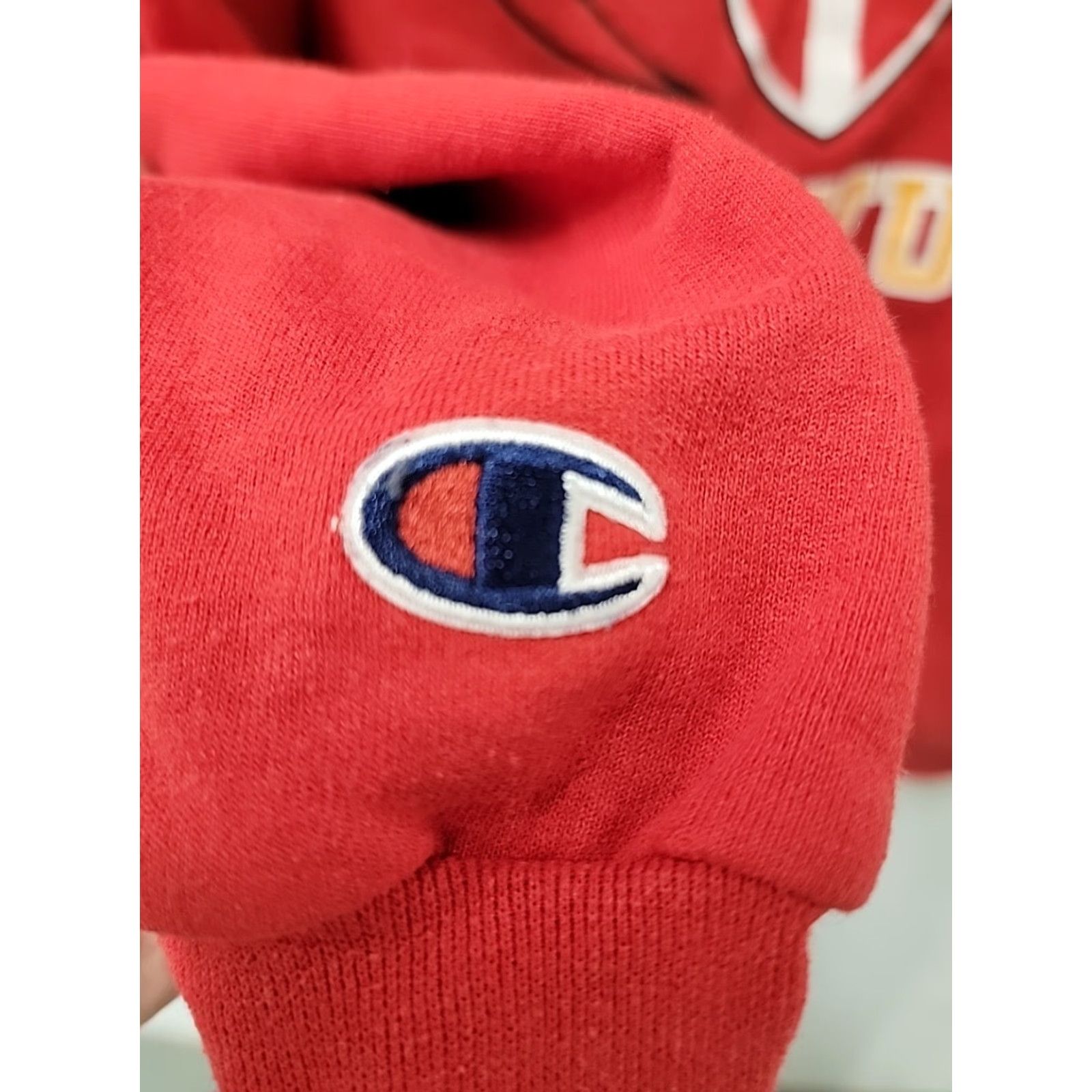Champion VINTAGE Champion Hoodie Sweatshirt Men Size M Red Bergen Catholic Nj Size US M / EU 48-50 / 2 - 6 Thumbnail