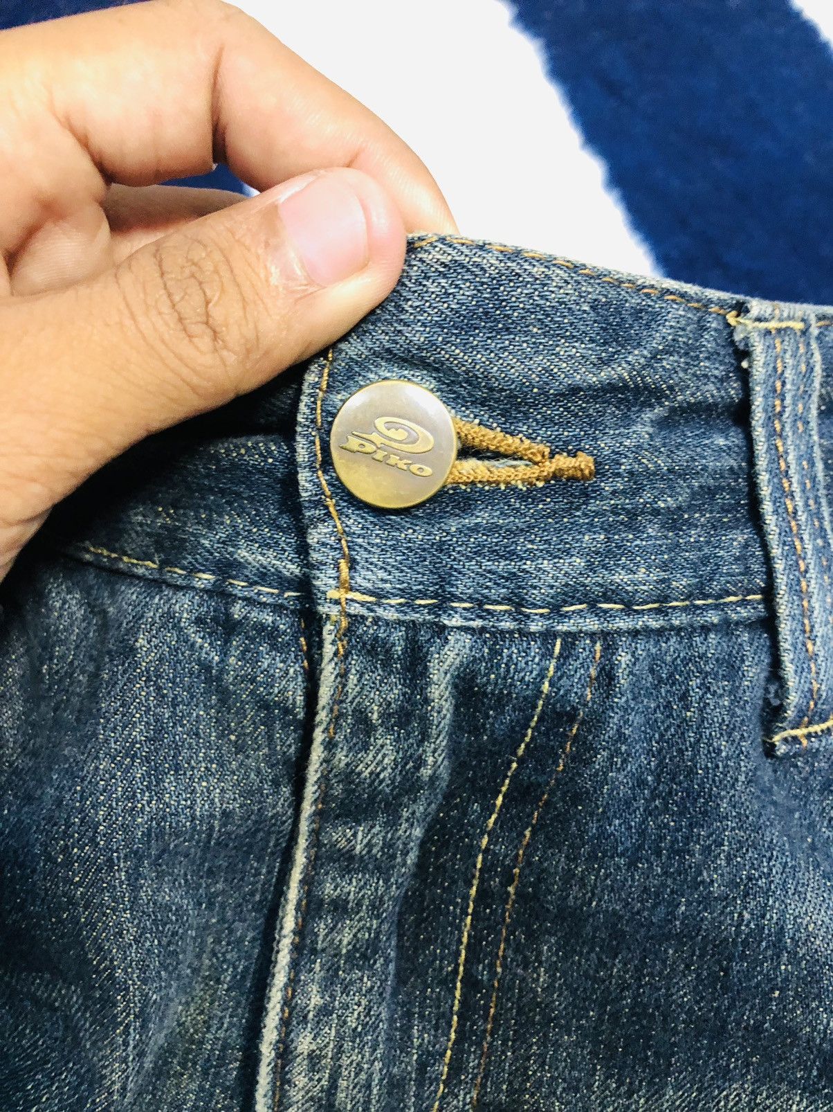Japanese Brand × Vintage Piko aloha Jeans (1) Size US 31 - 9 Thumbnail
