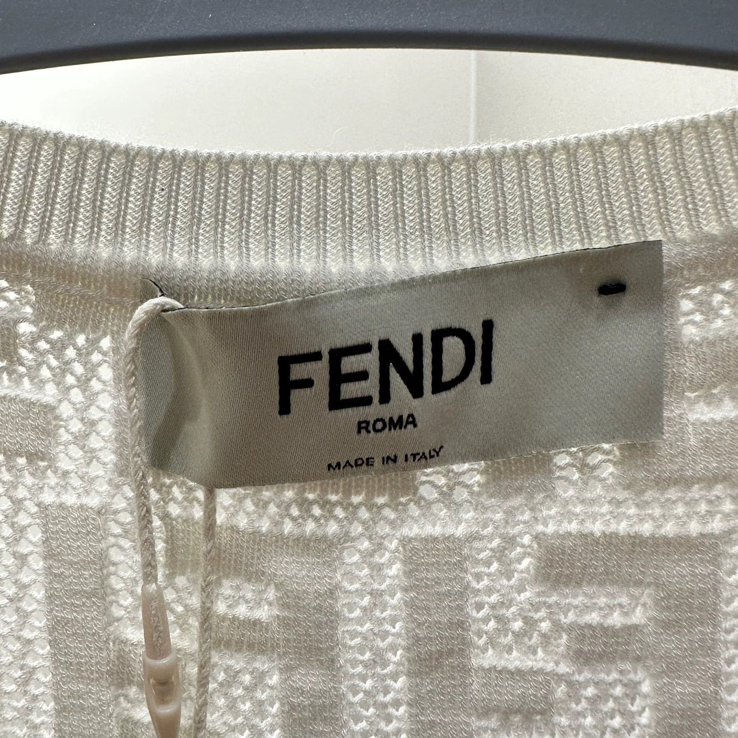 Fendi Fendi Women's FF all over knit dress 42 mar458 Size M / US 6-8 / IT 42-44 - 3 Thumbnail
