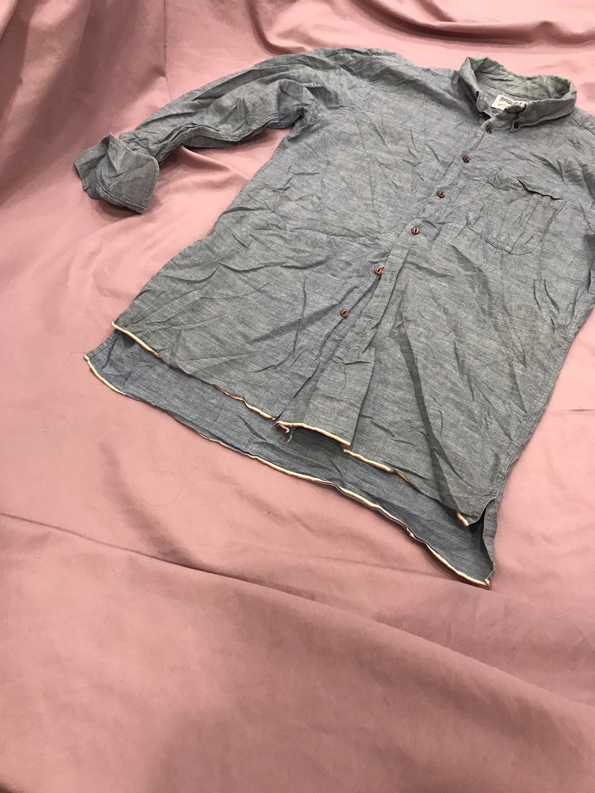 Naked & Famous JAPANESE SELVEDGE NAKED&FAMOUS COTTON BUTTON UP Size US L / EU 52-54 / 3 - 9 Thumbnail