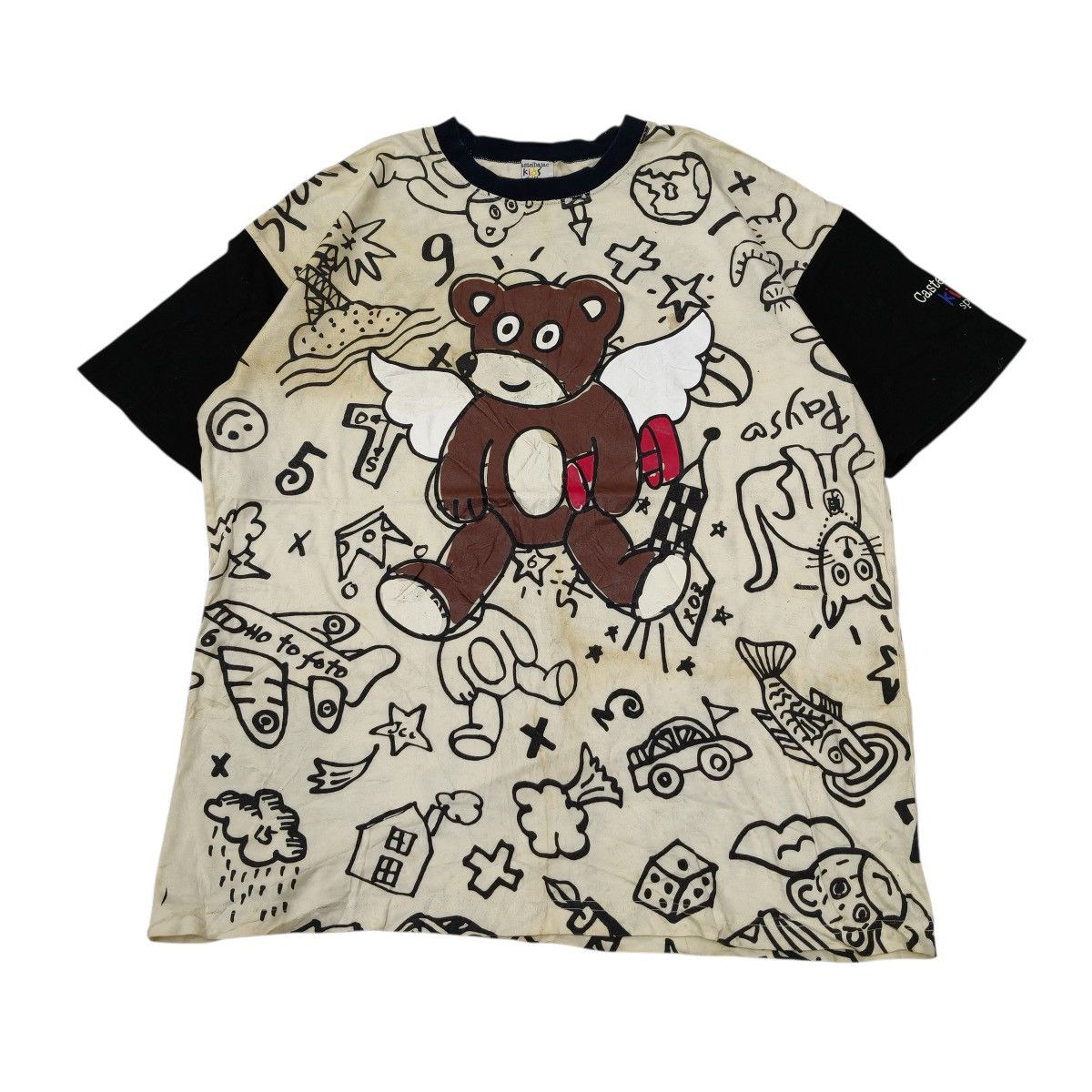 Jean Charles De Castelbajac Vintage Jean-Charles de CASTELBAJAC Art Tshirt Size US M / EU 48-50 / 2 - 1 Thumbnail