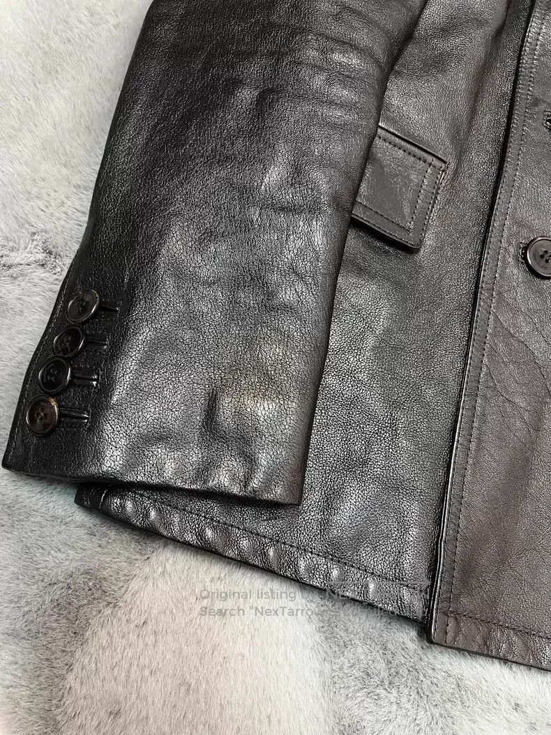 Saint Laurent Paris Saint Laurent Paris Calf Leather Notched Lapel Double Brea Size US M / EU 48-50 / 2 - 5 Thumbnail