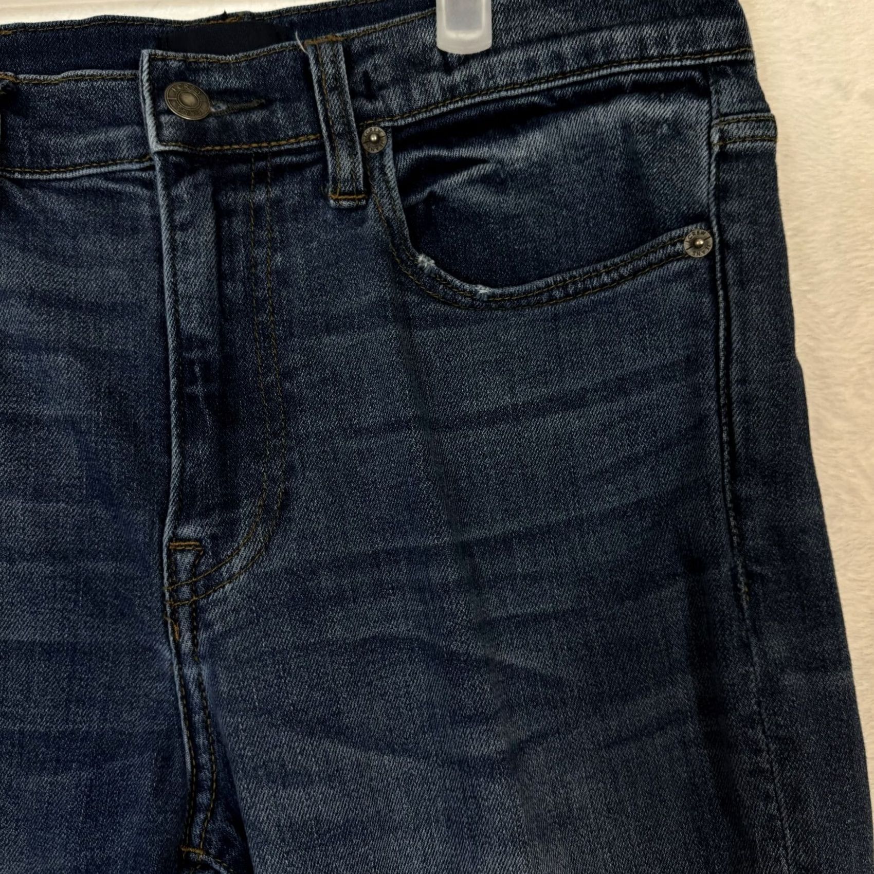 J.Crew J.CREW Jeans Mens 31x30 Blue Denim 5-Pocket Mid-Rise Straight Leg Classic Everyday Wear Size US 31 - 5 Thumbnail