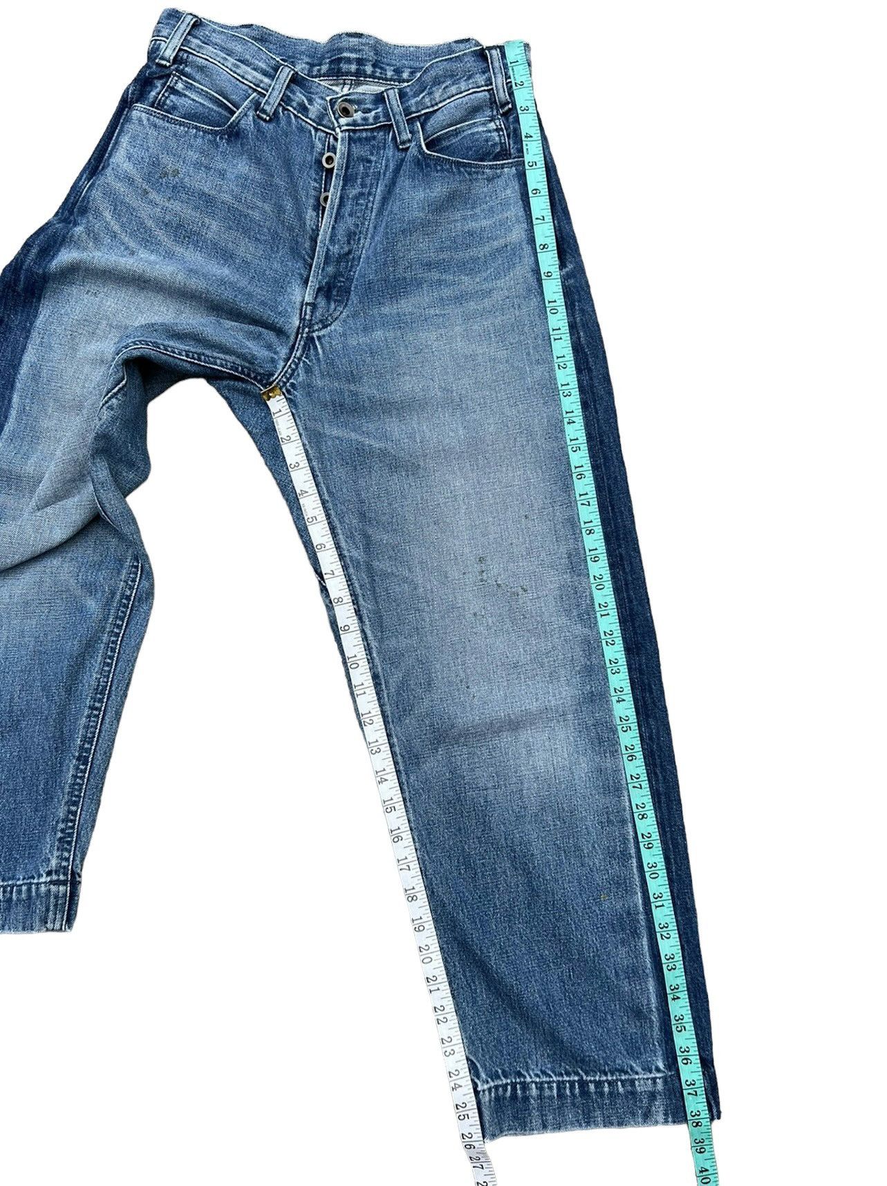 BRU NA BOINNE Bru Na Boinne Japan Side Stripe Selvedge Denim Cropped Jeans Size US 29 - 5 Thumbnail