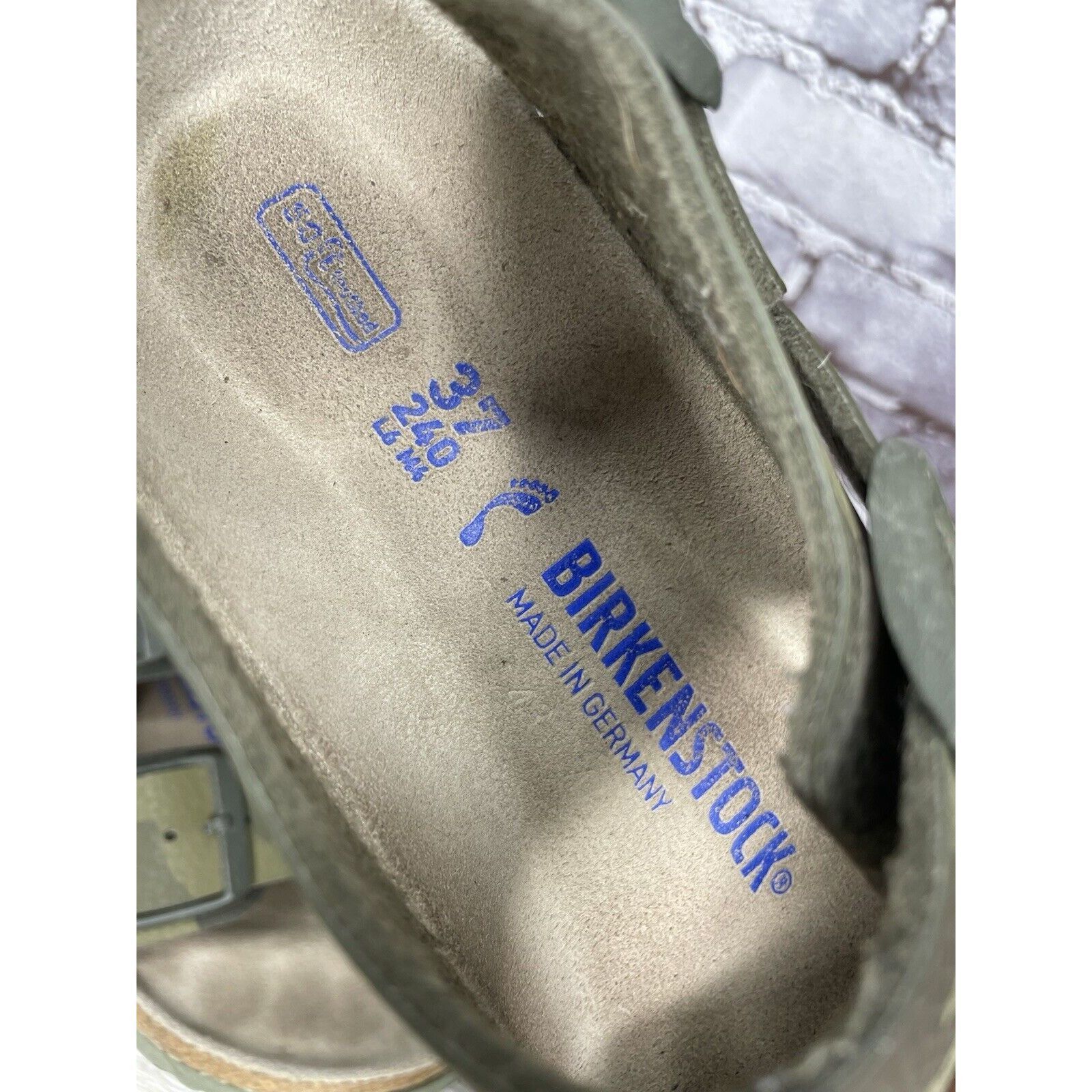 Birkenstock Birkenstock Milano Army Green Leather Ankle Strap Sandals Wo Size US 6.5 / IT 36.5 - 13 Thumbnail