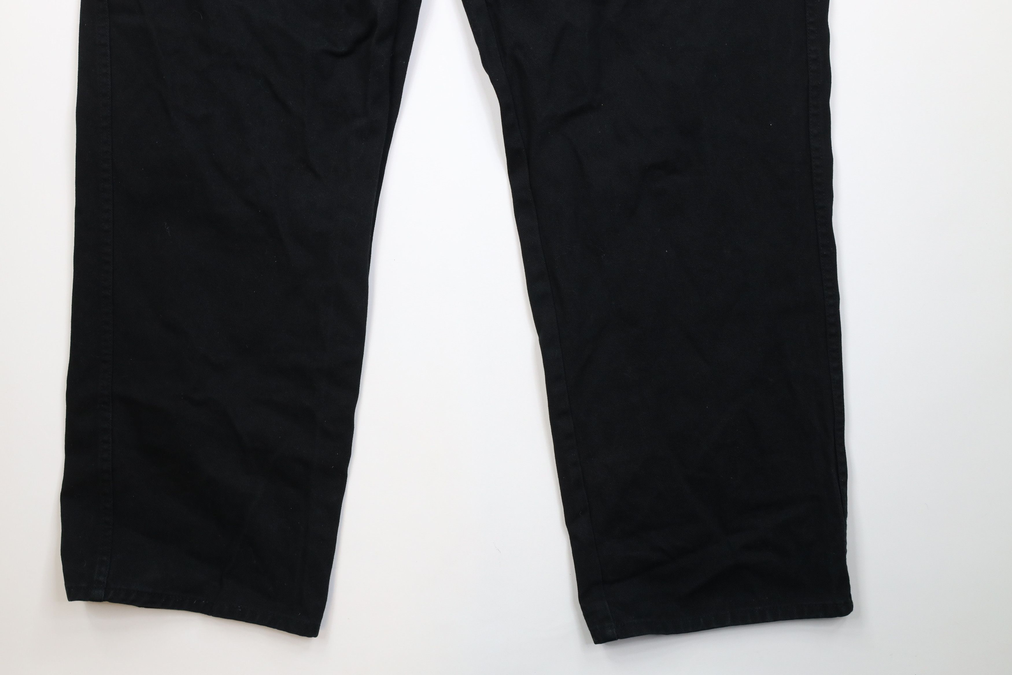 Pelle Pelle Vintage 90s Y2K Pelle Pelle Baggy Wide Leg Denim Jeans Black Size US 44 / EU 60 - 5 Thumbnail