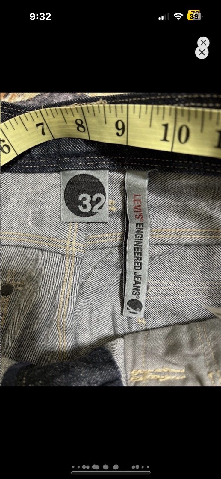 Levi's ***FINAL DROP***RARE 1999 LEVIS ENGINEERED TECH DENIM 32 Size US 32 / EU 48 - 12 Thumbnail