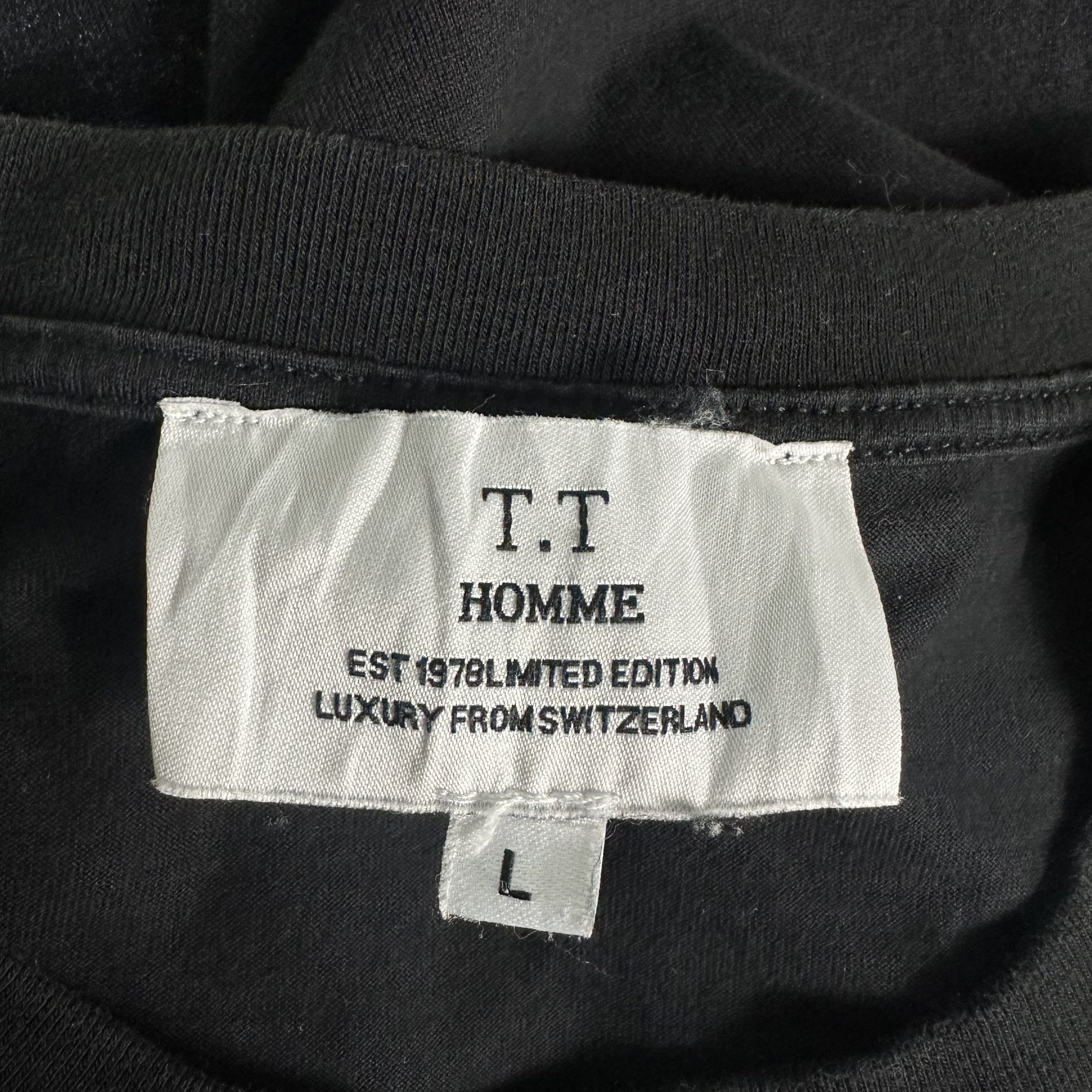 Other 🔥RARE🔥Vintage T.T Homme Luxury From Switzerland T-shirt Size US L / EU 52-54 / 3 - 5 Thumbnail