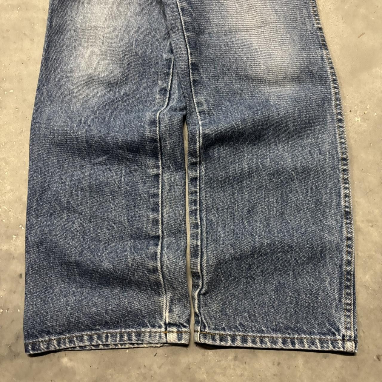 Japanese Brand × Vintage Crazy Vintage Y2K/2000s Faded Medium Wash Essential Denim Jeans! Size US 32 / EU 48 - 6 Thumbnail