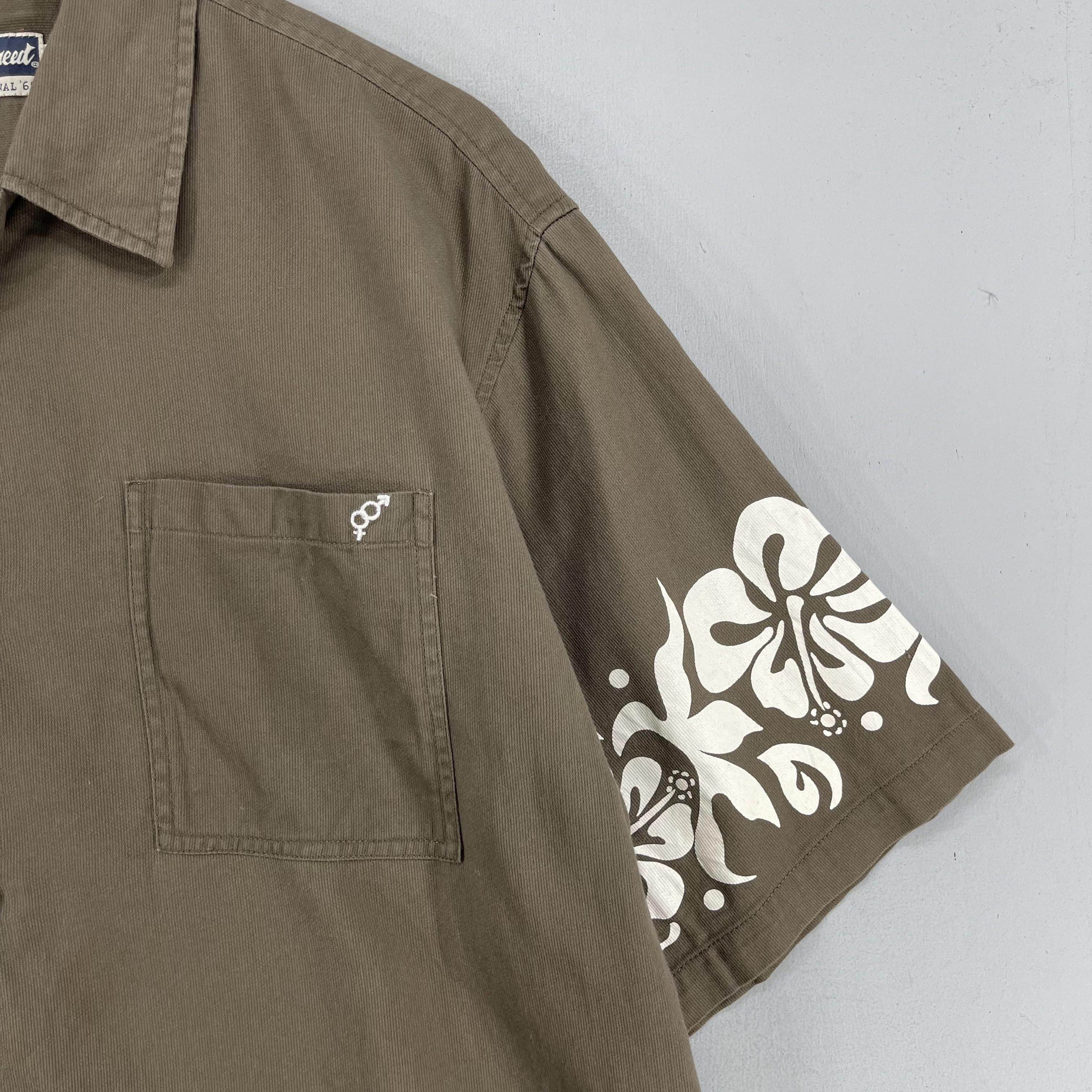 Japanese Brand Golden Breed Hawaiian Aloha Hibiscus Floral Motive Shirt Size US L / EU 52-54 / 3 - 3 Thumbnail