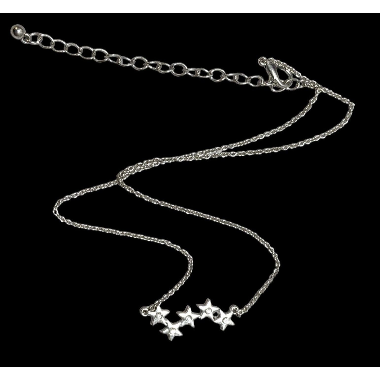 Other Minimalist Silver Sparkling Star Necklace Size ONE SIZE - 1 Thumbnail