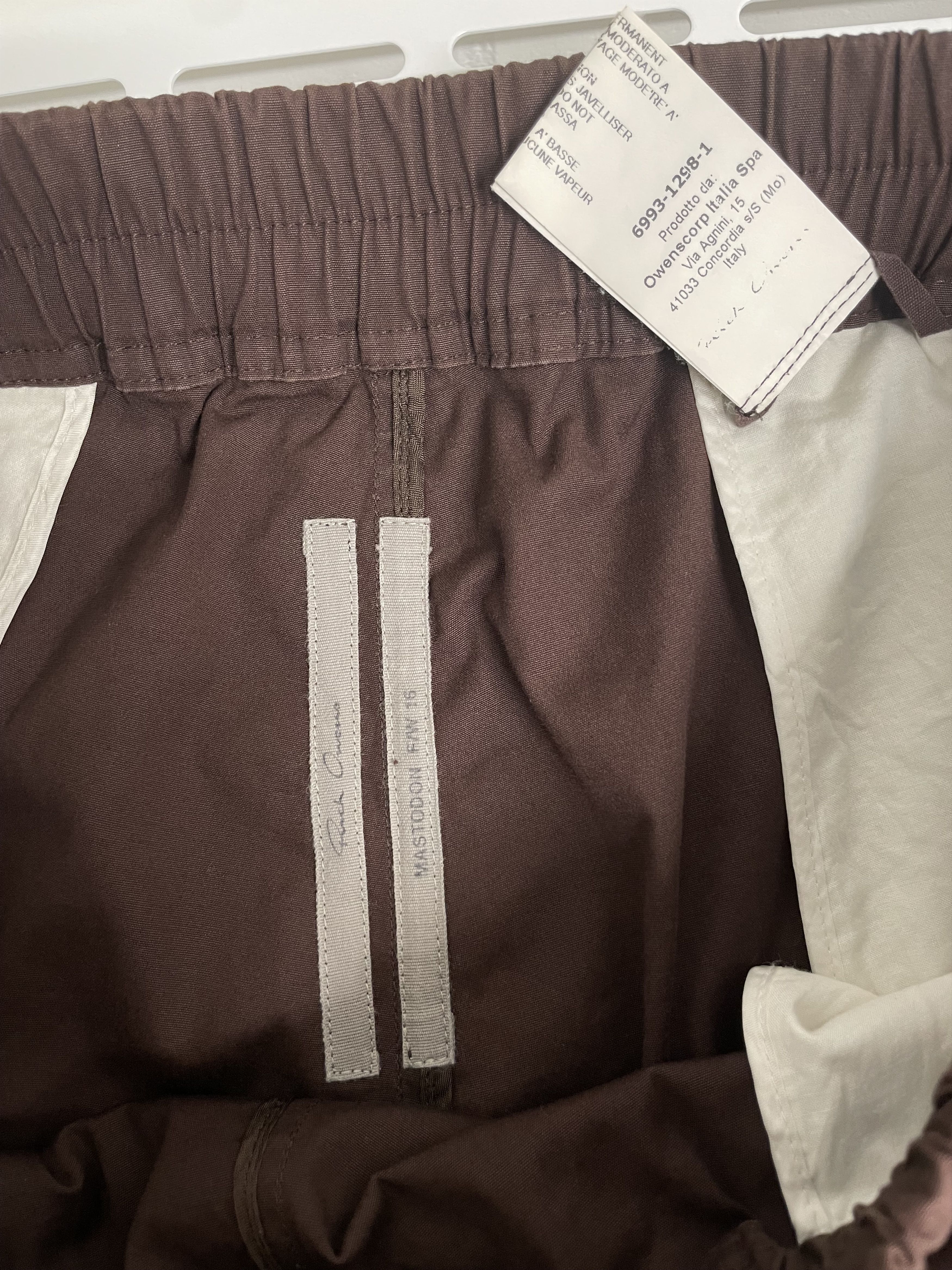 Rick Owens Rick Owens Mainline Mastodon16 TE- Macassar - size 50 L xl Size US 34 / EU 50 - 2 Thumbnail