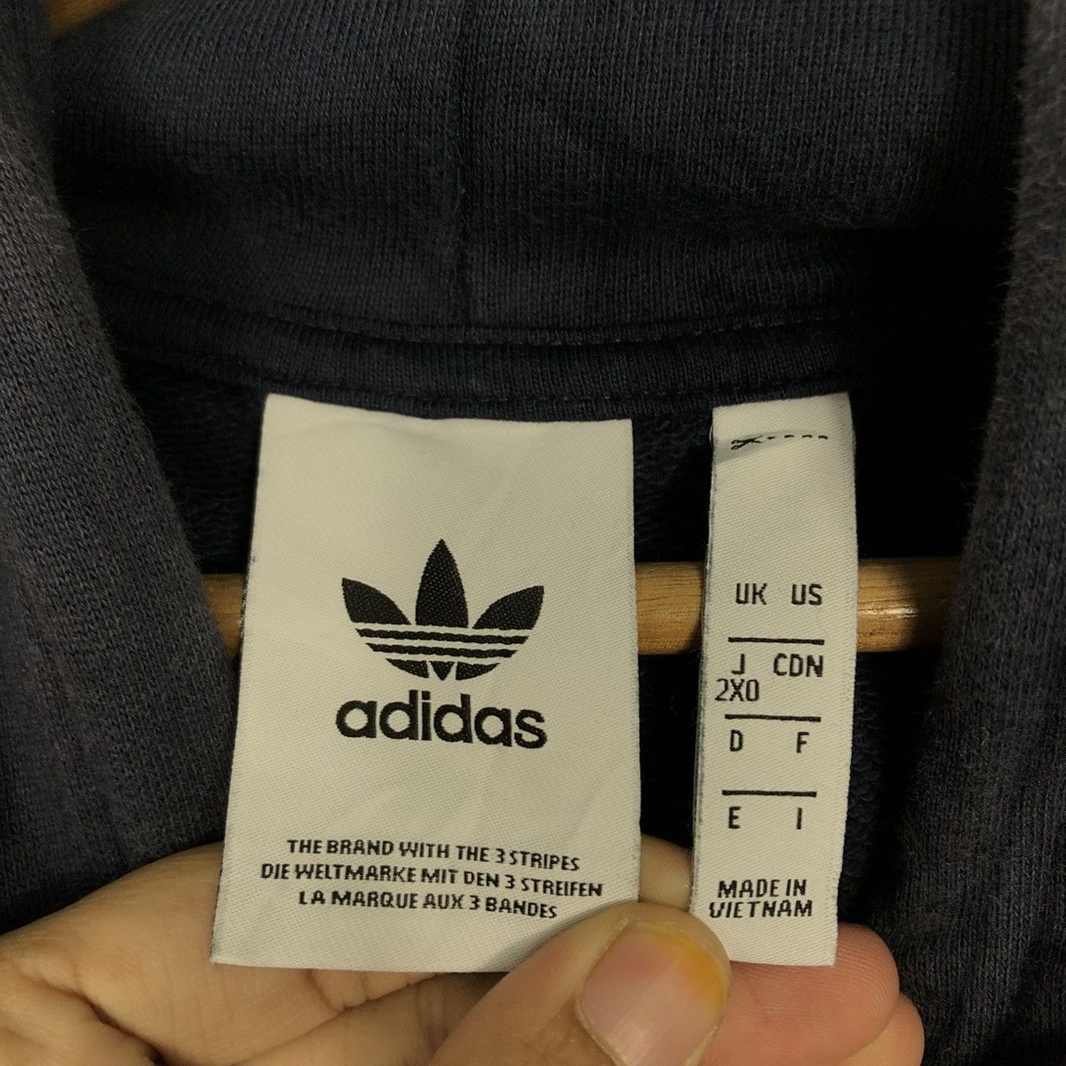 Adidas 📌Hoodie Pull Over Adidas Striped Design Size US M / EU 48-50 / 2 - 17 Thumbnail