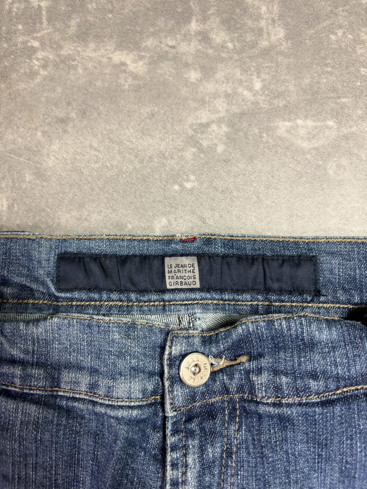 Marithe + Francois Girbaud 00s Marithe + Francois Girbaud Logo Bondage Straps Denim 32 Size US 32 / EU 48 - 11 Thumbnail
