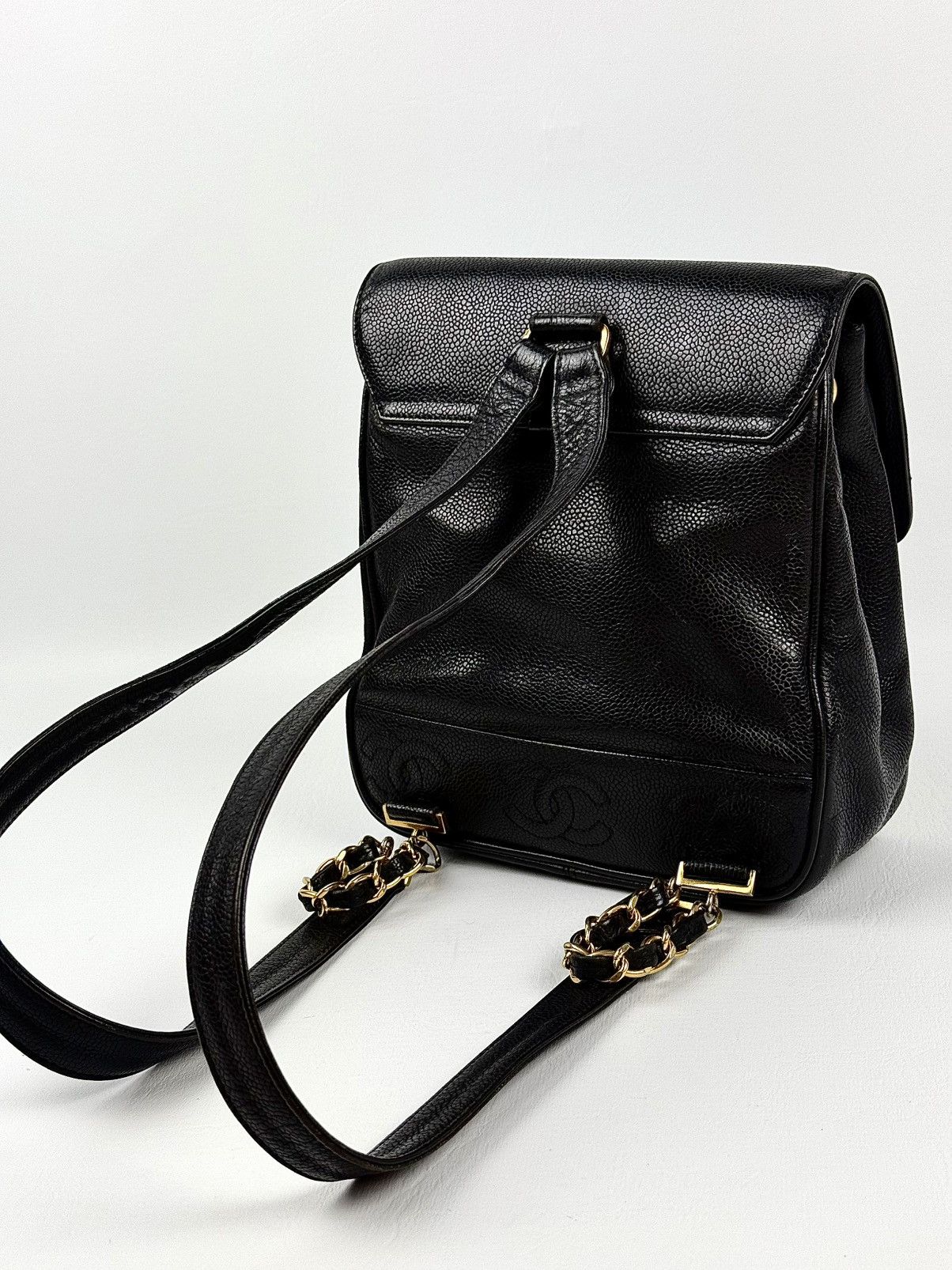 Chanel Chanel - Lagerfeld - 1994 - Triple CC - Mini Caviar Backpack Size ONE SIZE - 6 Thumbnail