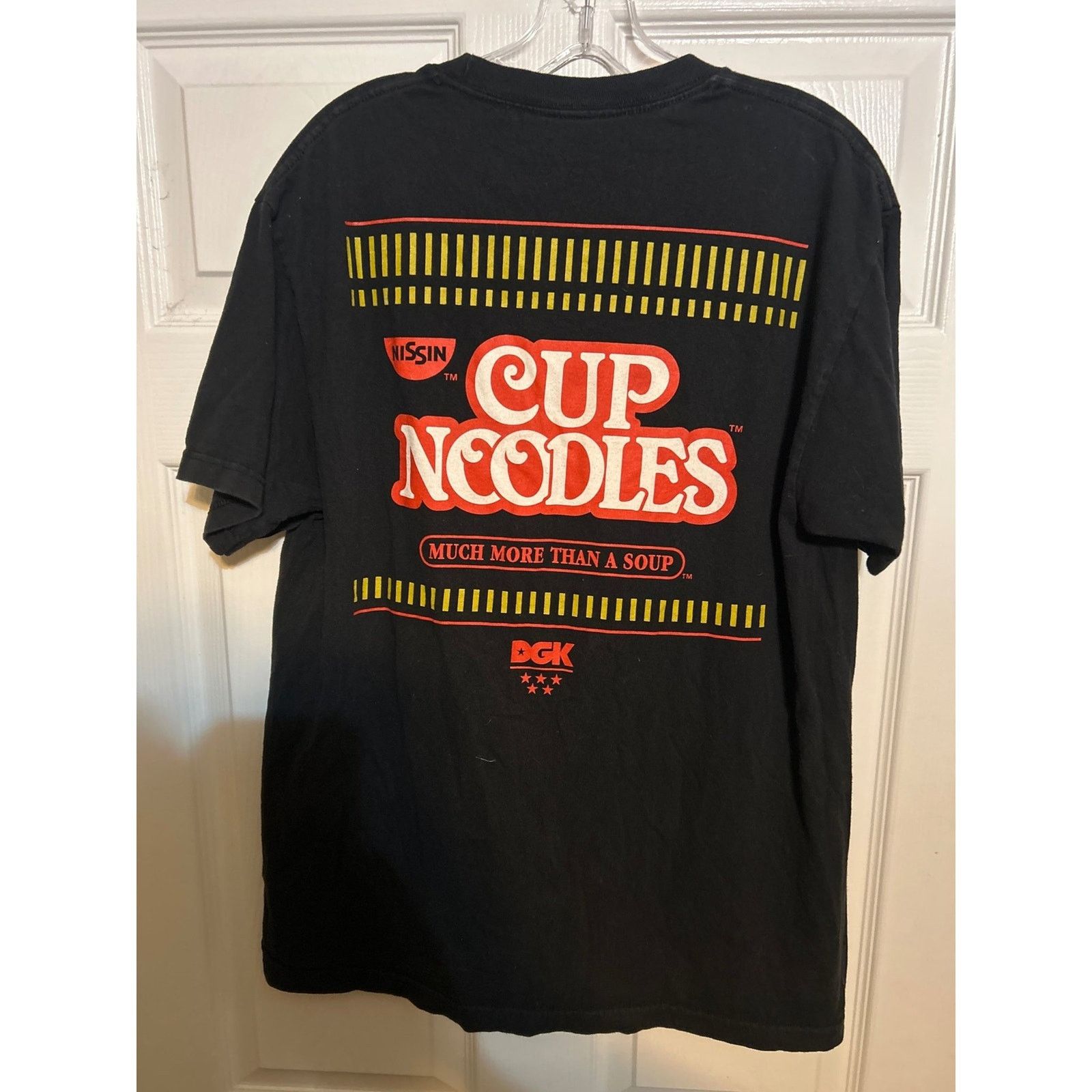 DGK DGK x Nissin Cup Noodles Black Graphic T-Shirt Mens Large Size US L / EU 52-54 / 3 - 3 Thumbnail