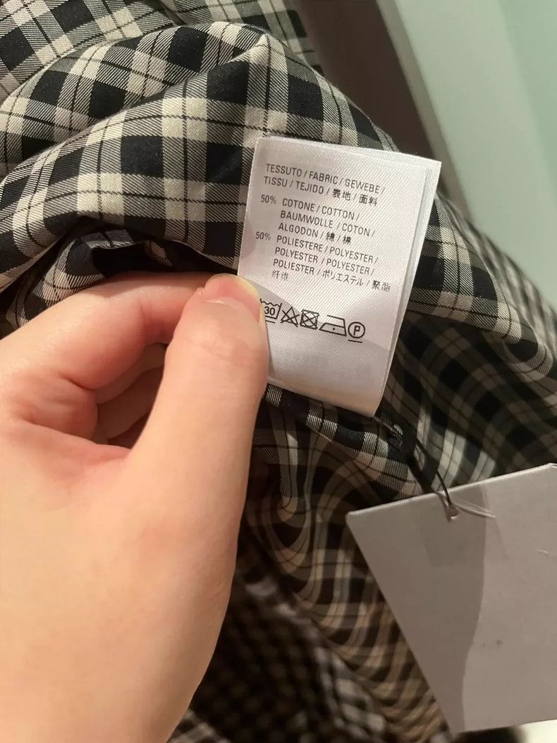 Balenciaga Balenciaga size 40 Black and white plaid shirt jacket Size M / US 6-8 / IT 42-44 - 6 Thumbnail