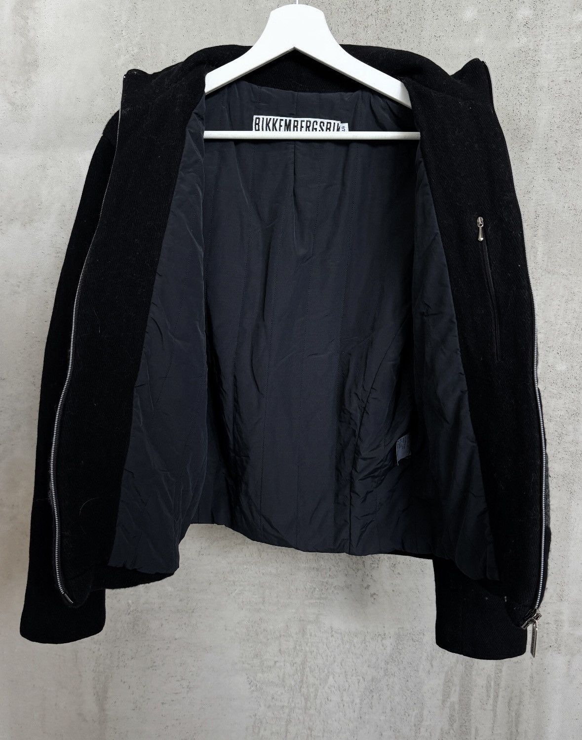 Dirk Bikkembergs Dirk Bikkembergs wool ribcage jacket AW98 Size US M / EU 48-50 / 2 - 2 Thumbnail