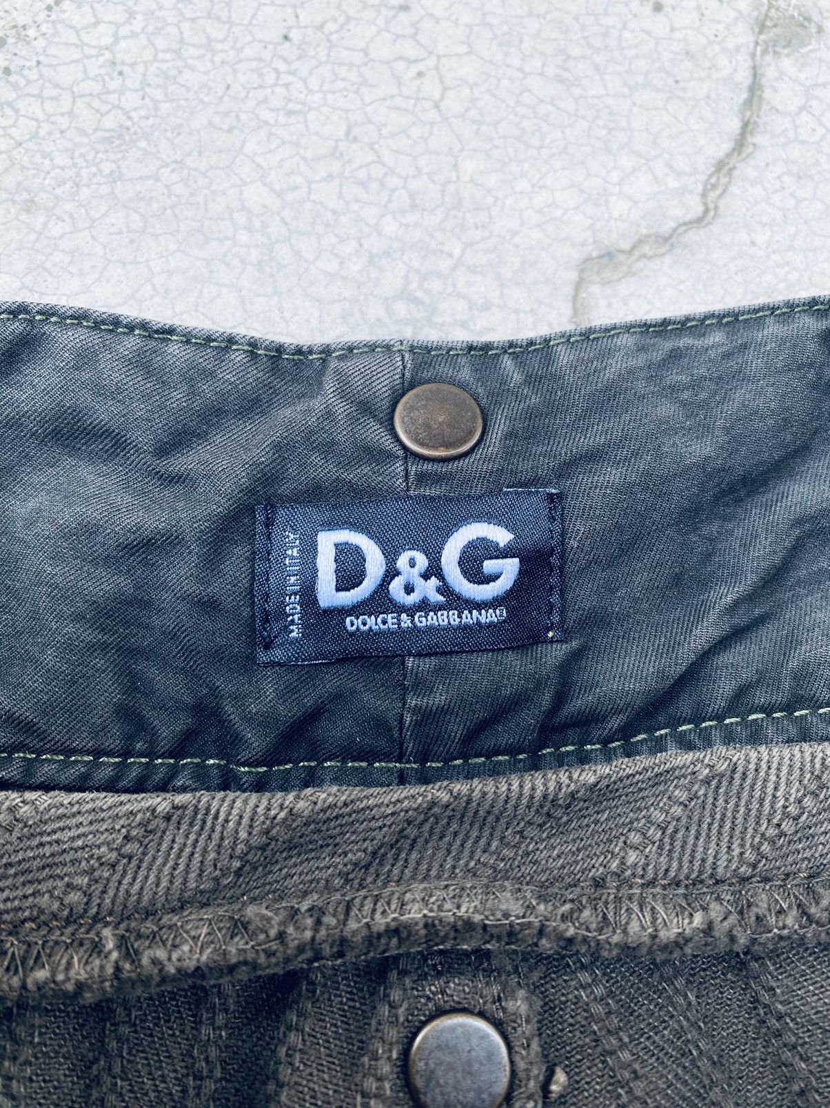 Dolce & Gabbana Vintage AW2003 Dolce & Gabbana Zipper Waist Pants Size US 32 / EU 48 - 8 Thumbnail