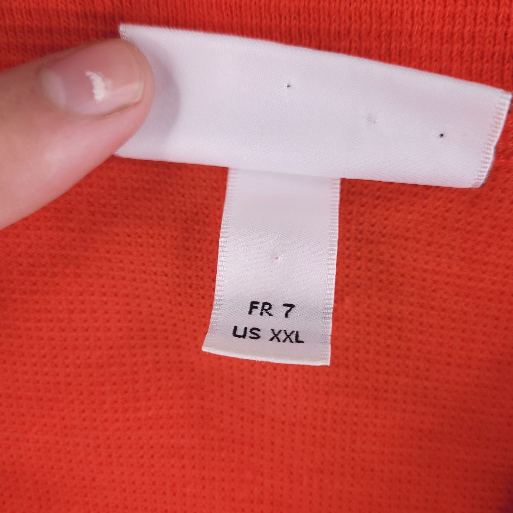 Lacoste Lacoste Polo Shirt Mens 2XL Orange Short Sleeve Cotton Slim Fit Sports Shirt Mens 2XL Orange Size US XXL / EU 58 / 5 - 4 Thumbnail