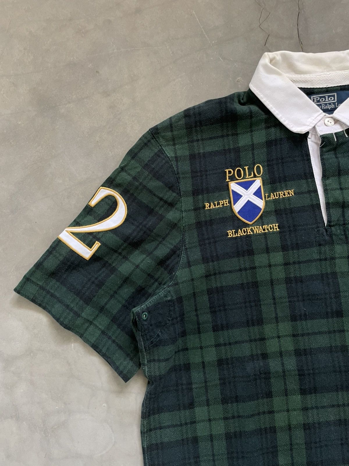 Polo Ralph Lauren Rare Polo Ralph Lauren Black Watch Tartan Chief Keef Style Size US XL / EU 56 / 4 - 5 Thumbnail