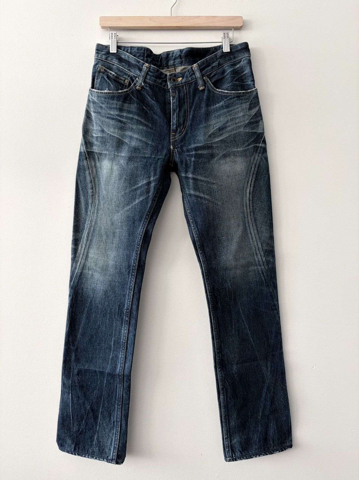 Rare L.G.B. LE GRAND BLEU Levi’s 501 Le Grande Bleu (L.G.B.) L.G.B S Wolf Cut Mars Denim | Grailed