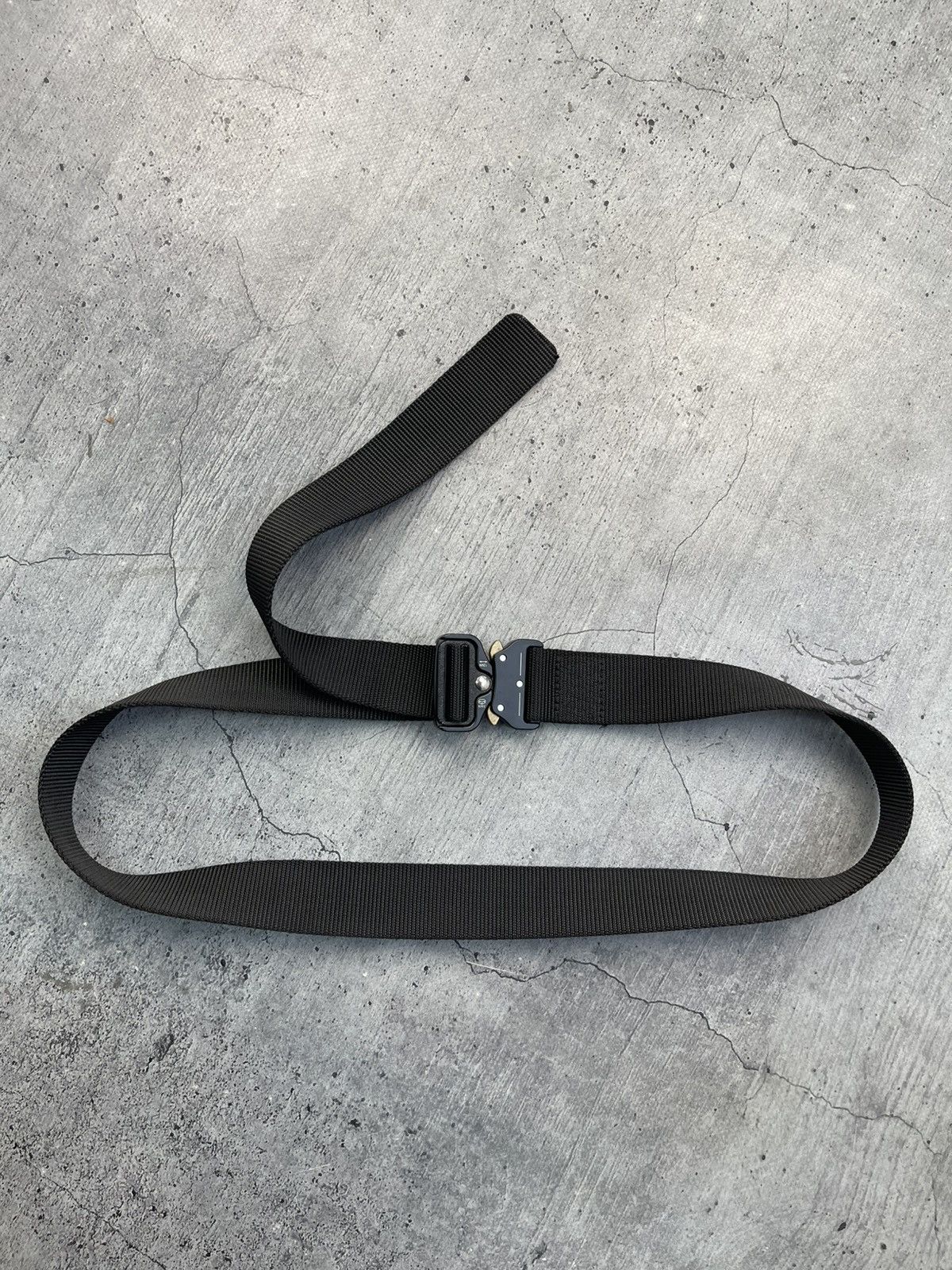 Japanese Brand Vintage alyx style cotton tactical belt Black metal buckle Size ONE SIZE - 1 Thumbnail