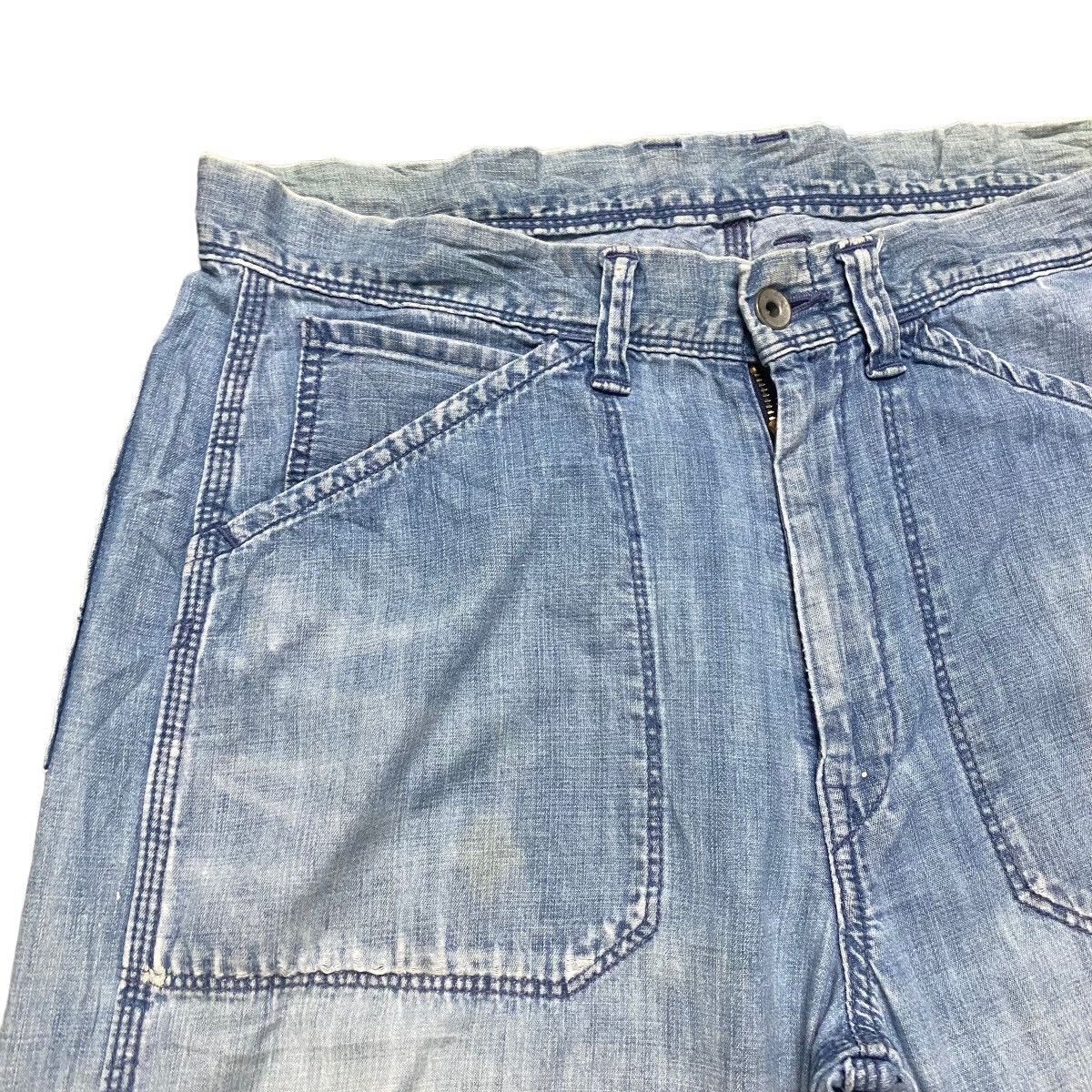 45rpm Vintage 45rpm Denim Fatigue Pants Painter Size US 30 / EU 46 - 4 Thumbnail