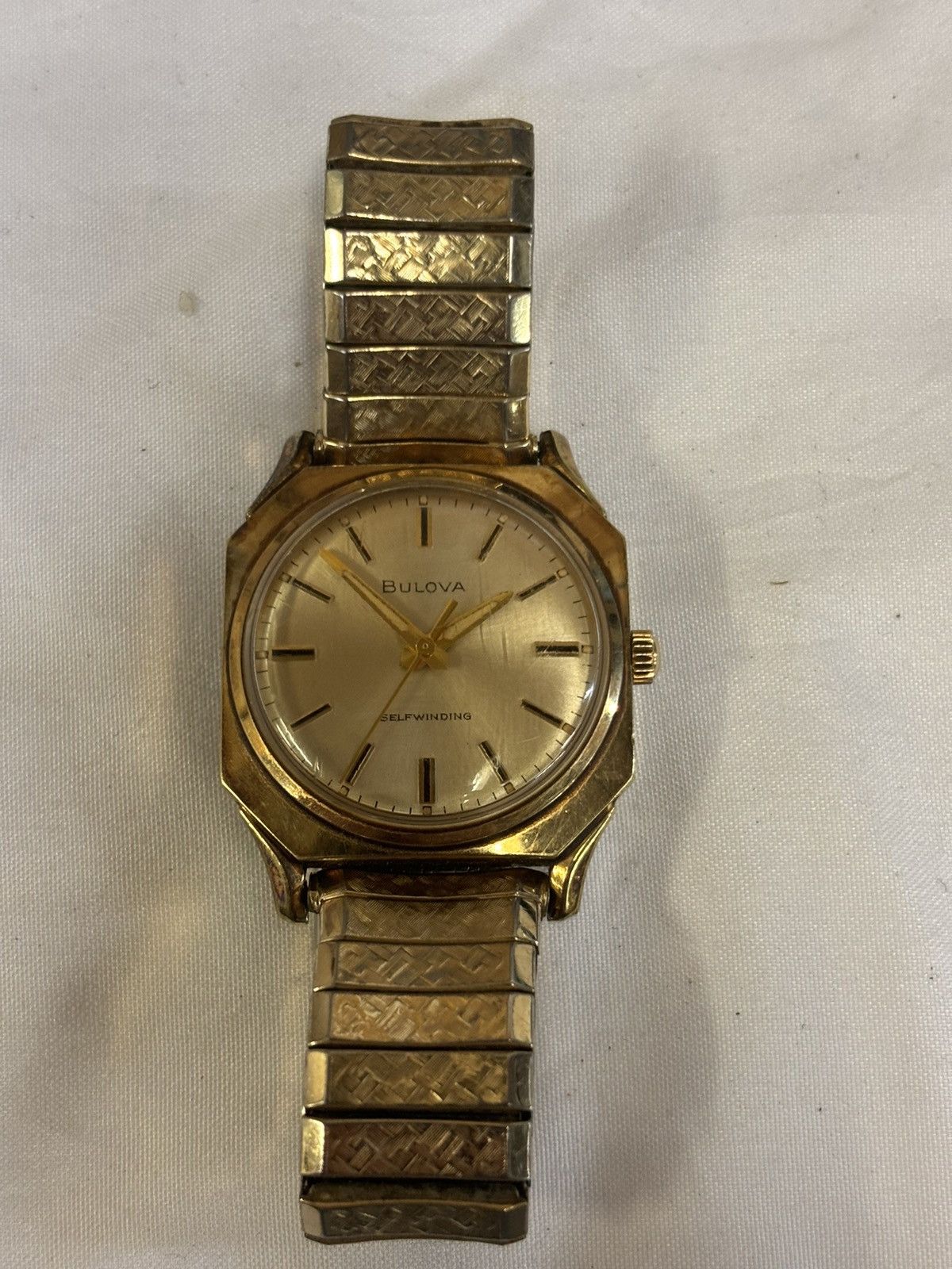 Bulova Vintage Bulova M6 Self Winding Gold Tone Men’s Watch It runs Size ONE SIZE - 6 Thumbnail