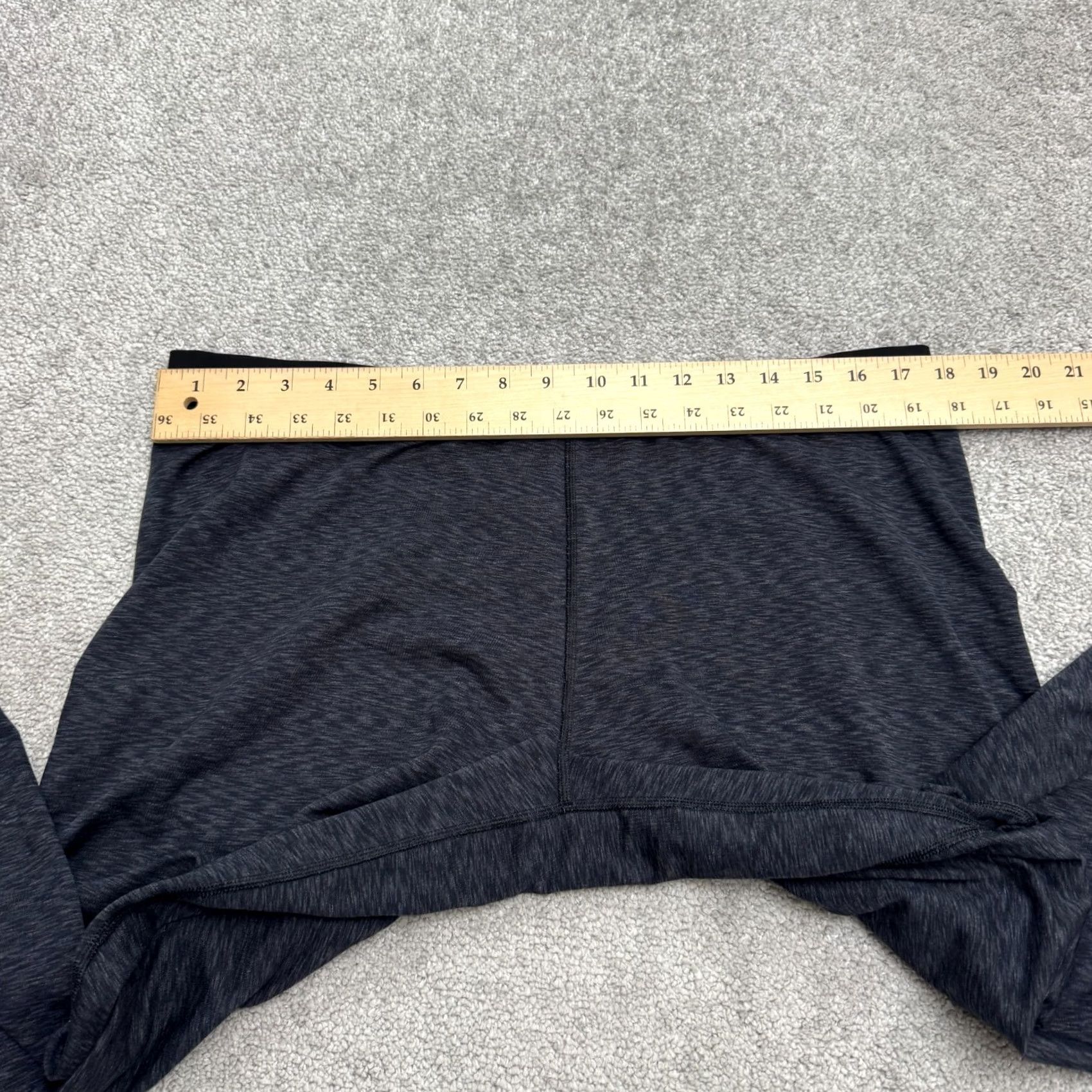 Vintage REI Co-Op Midweight Baselayer Thermal Leggings Womens XL Heathered Black Active Size 40" / US 18 - 6 Thumbnail