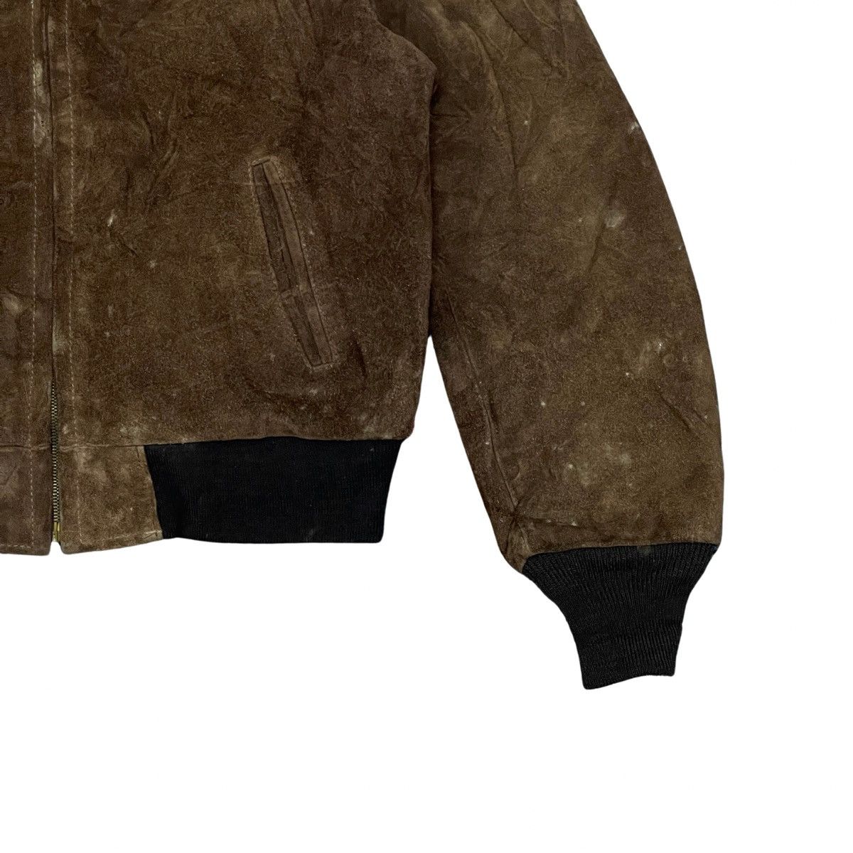 Schott Vintage Schott NYC Made in USA Suede Leather Bomber Jacket Size US M / EU 48-50 / 2 - 3 Thumbnail