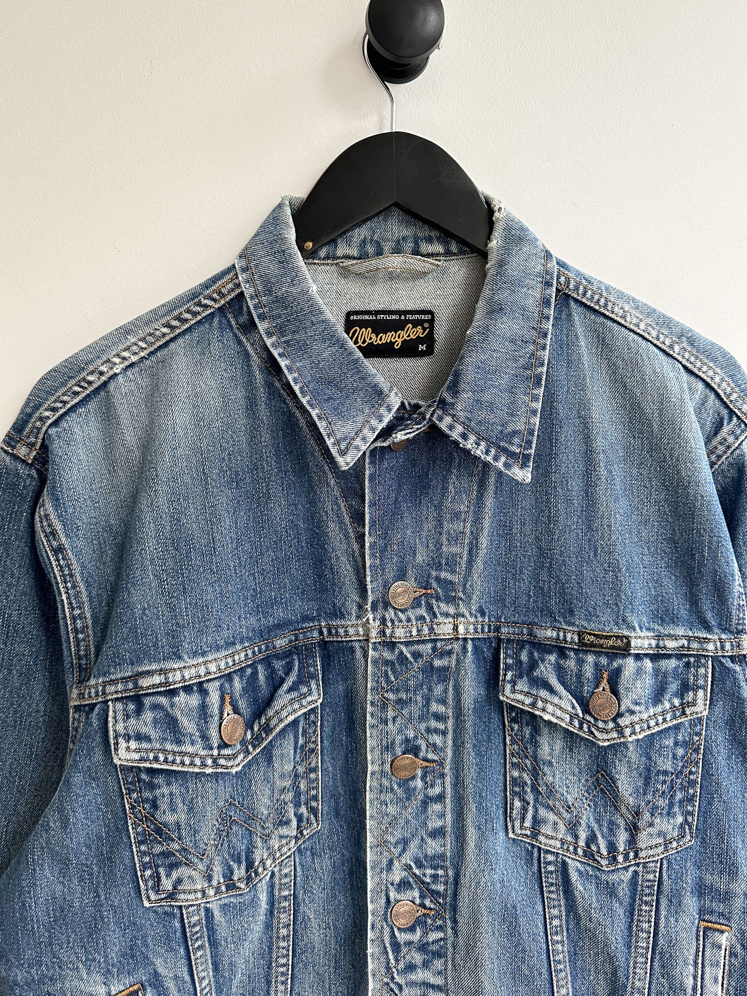 Wrangler Vintage Wrangler Denim Jeans Jacket Size US M / EU 48-50 / 2 - 3 Thumbnail
