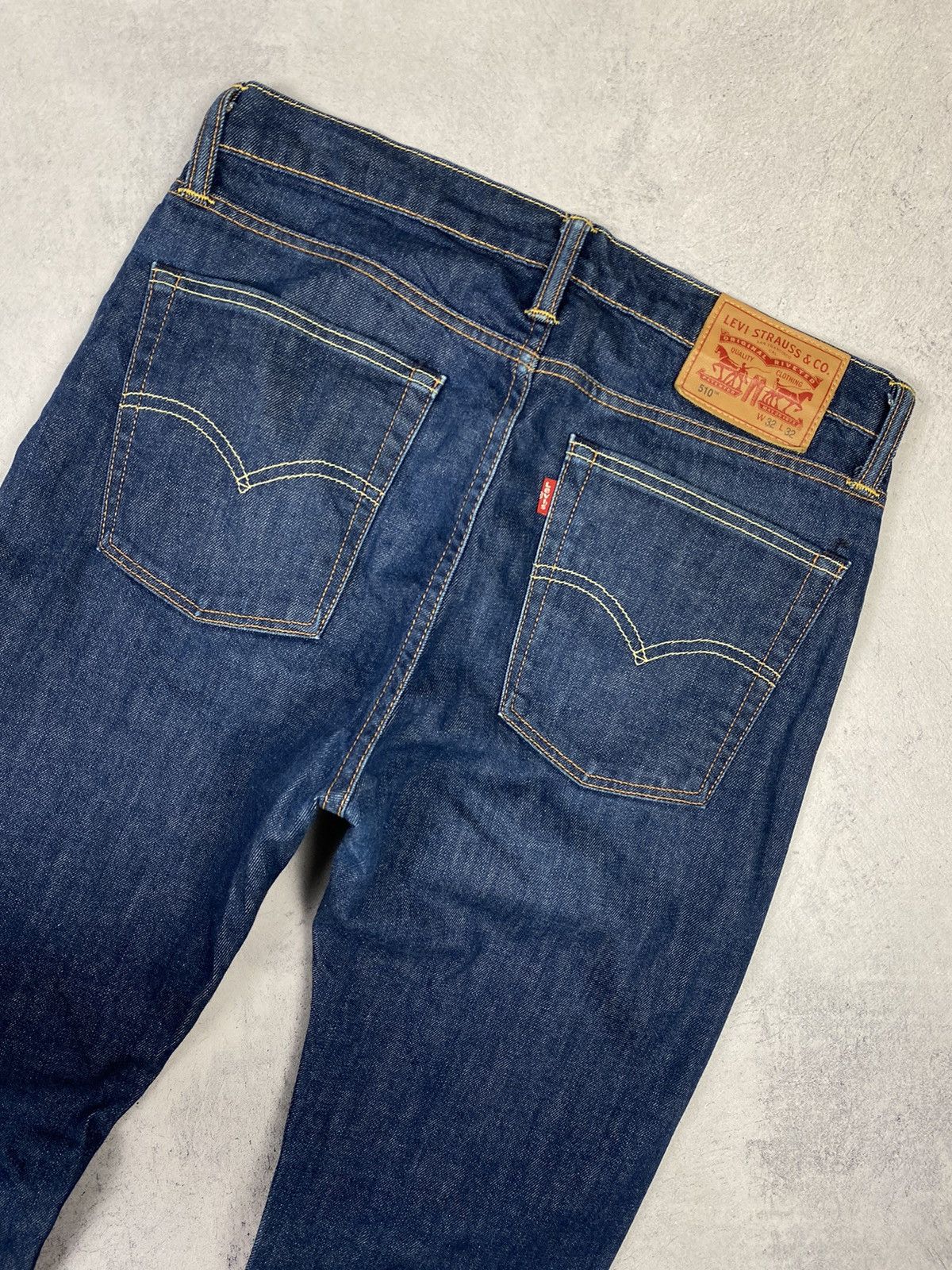 Designer × Levi's Levis 510 Dark Blue Denim Jeans 32 x 32 Size US 32 / EU 48 - 2 Thumbnail