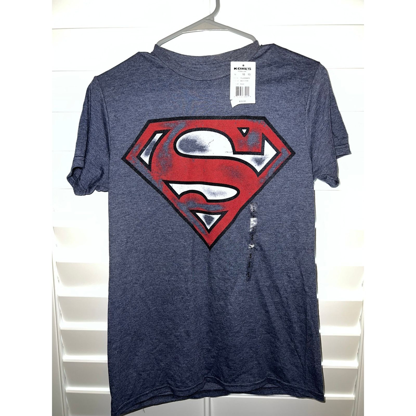 DC Comics Superman Logo Navy Blue - New With Tags - Kids Small s18 Size US S / EU 44-46 / 1 - 1 Thumbnail