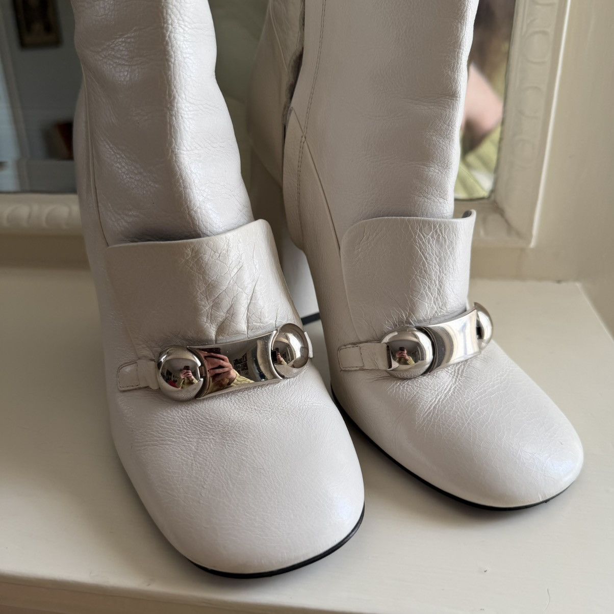 Burberry Burberry Leather Ankle Boots Size US 7.5 / IT 37.5 - 9 Thumbnail