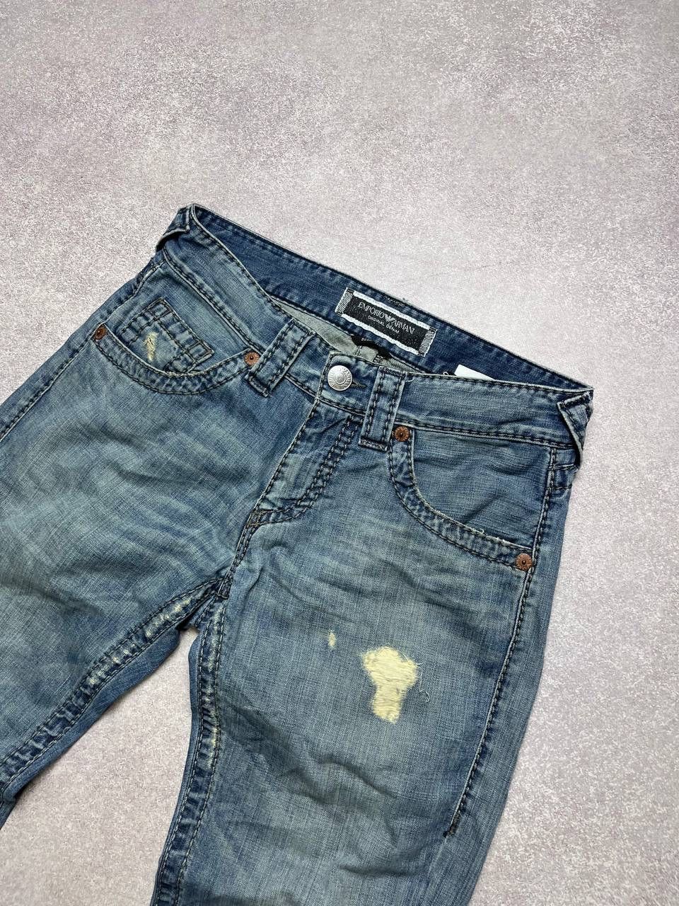 Armani Vintage Armani Pocket Logo Baggy Jeans Y2K 32 Size US 32 / EU 48 - 5 Thumbnail